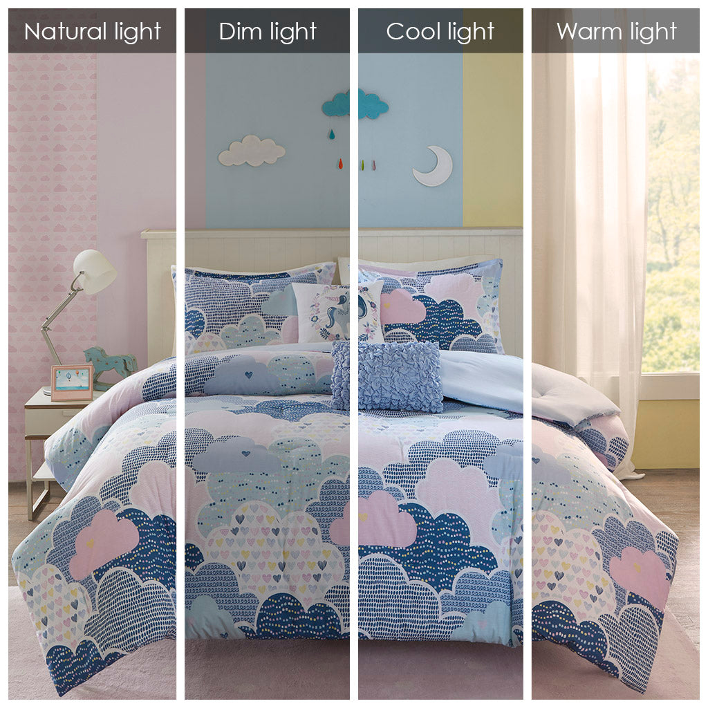 Cloud Cotton Printed Duvet Cover Set