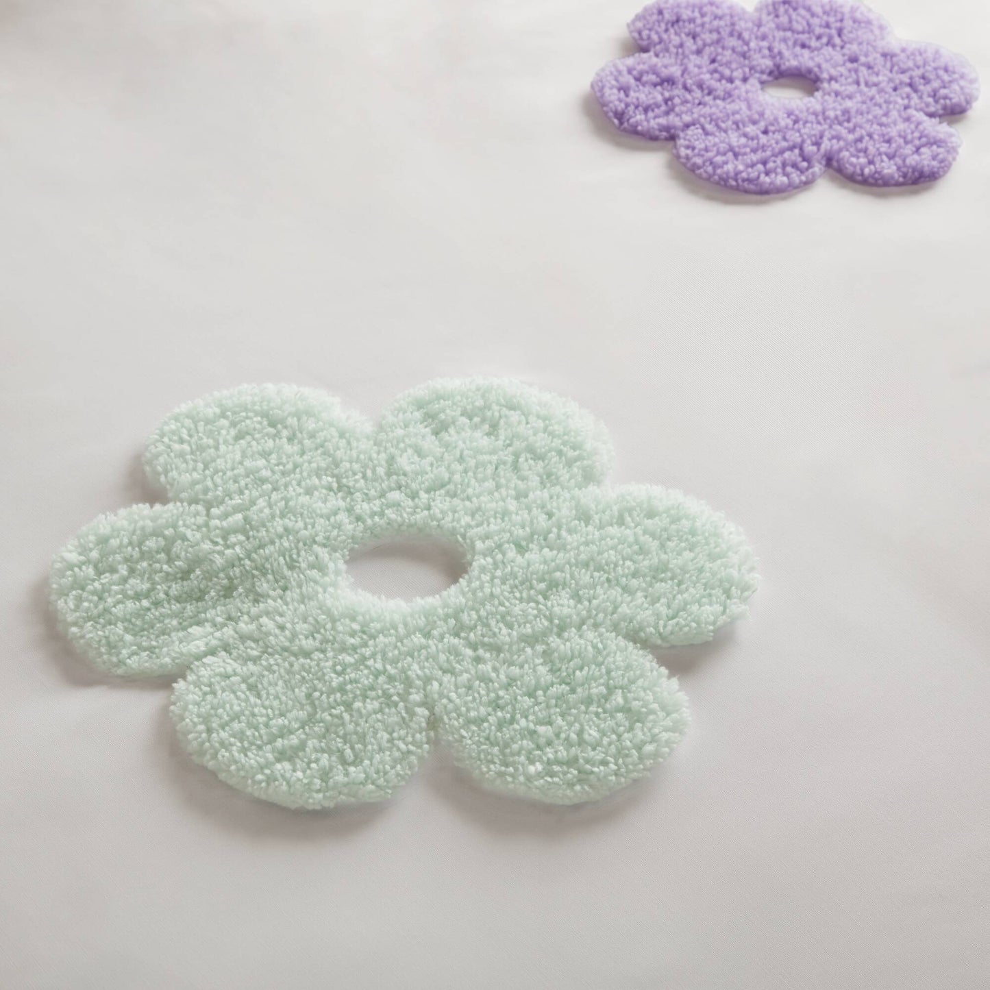 Gracie Floral Reversible Tufted Chenille Duvet Cover Set