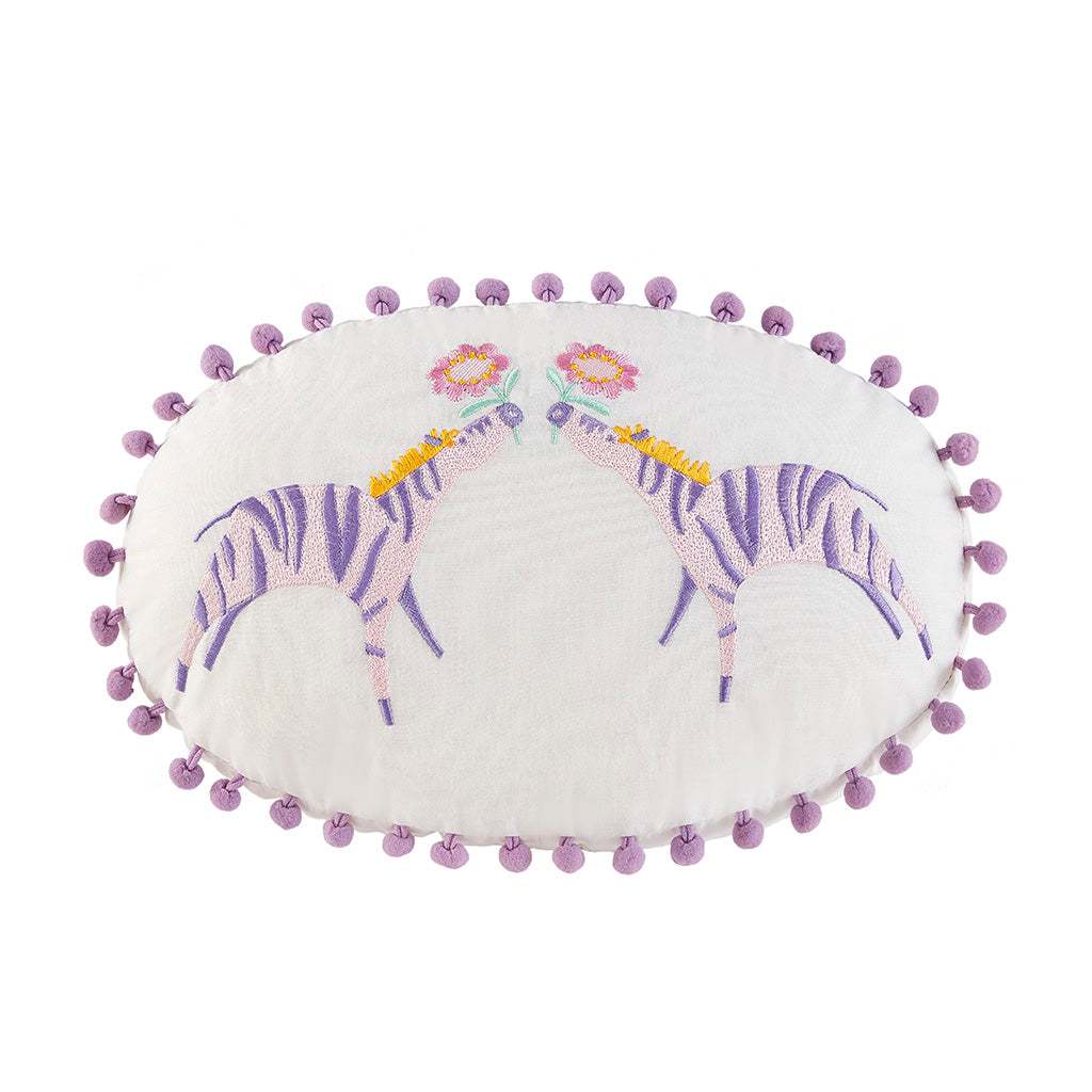 Lulu Floral Reversible Cotton Duvet Cover Set with Throw Pillow