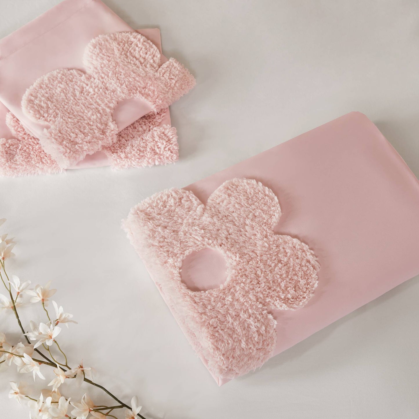 Gracie Floral Reversible Tufted Chenille Duvet Cover Set