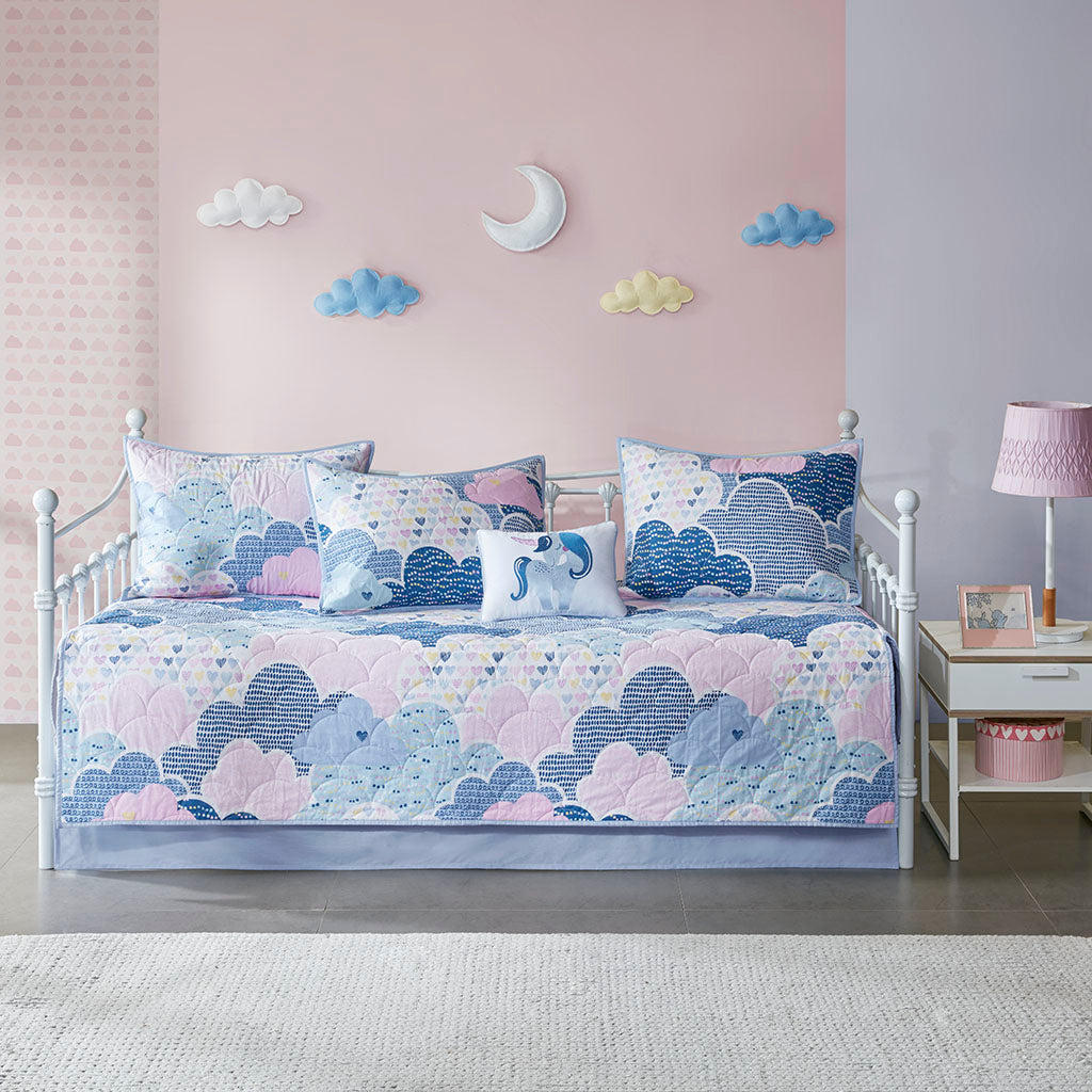 Cloud 6 Piece Cotton Reversible Daybed Set