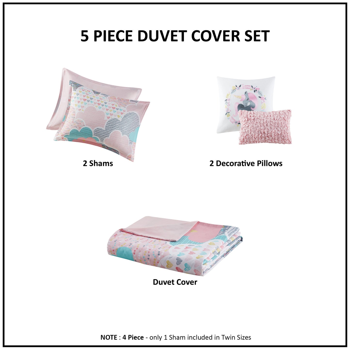 Cloud Cotton Printed Duvet Cover Set