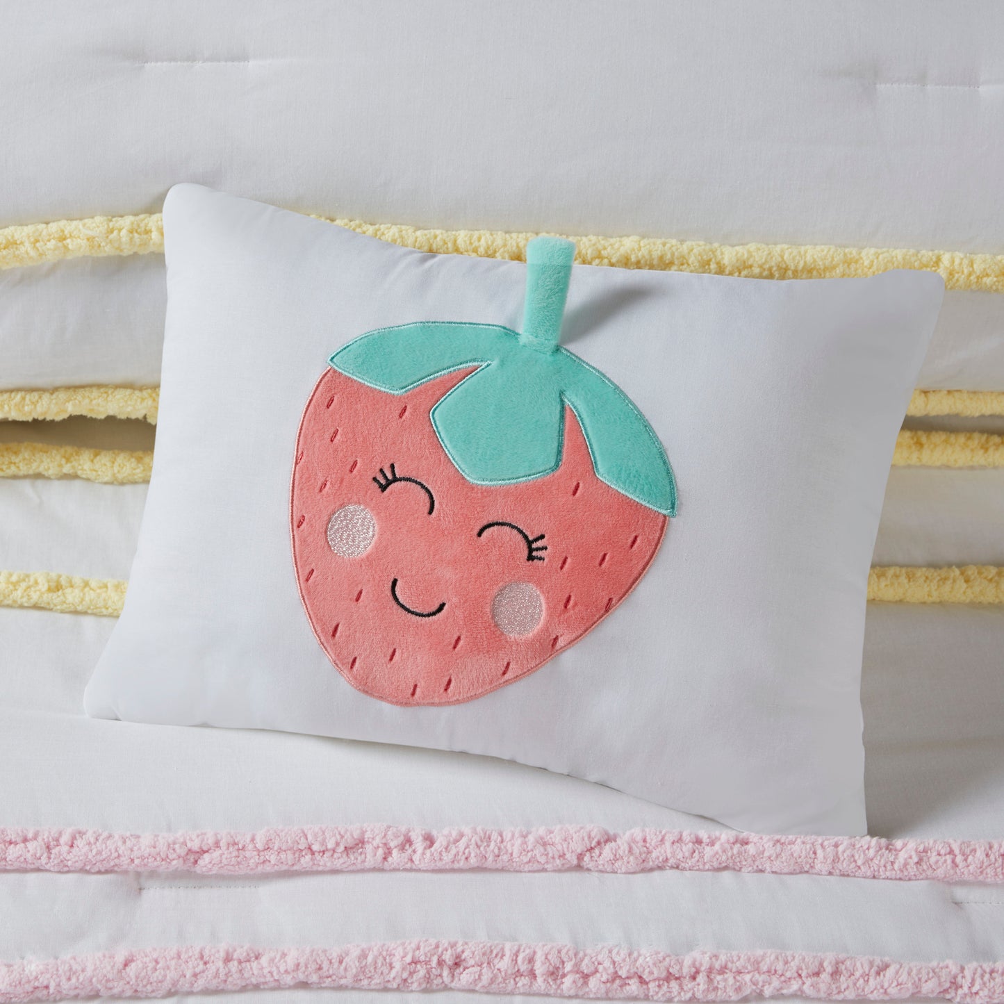 Haisley Cotton Comforter Set with Chenille Trim