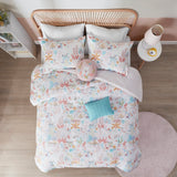 Iris Woodland Animals Cotton Reversible Comforter Set
