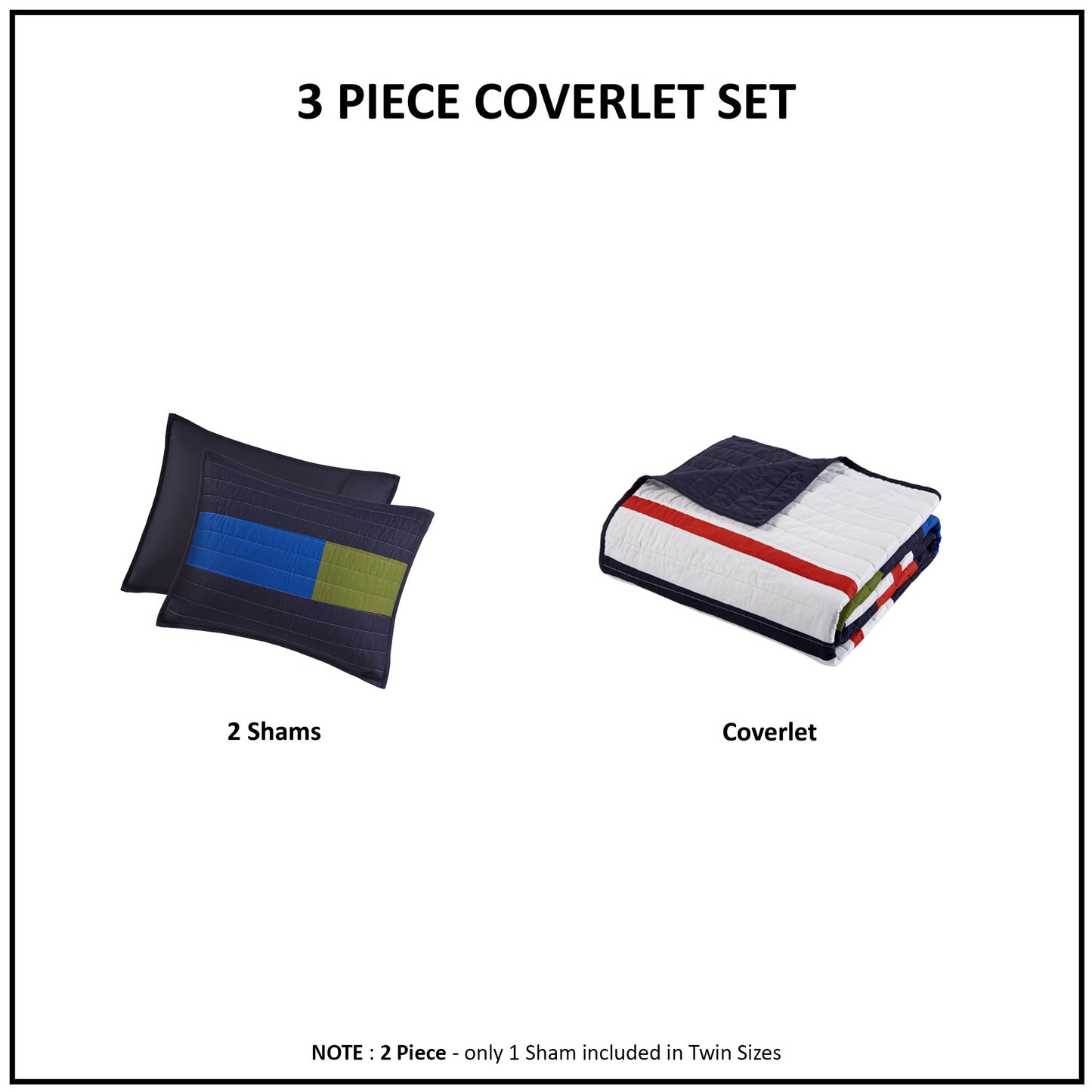 Morris Stripe Printed Quilt Set