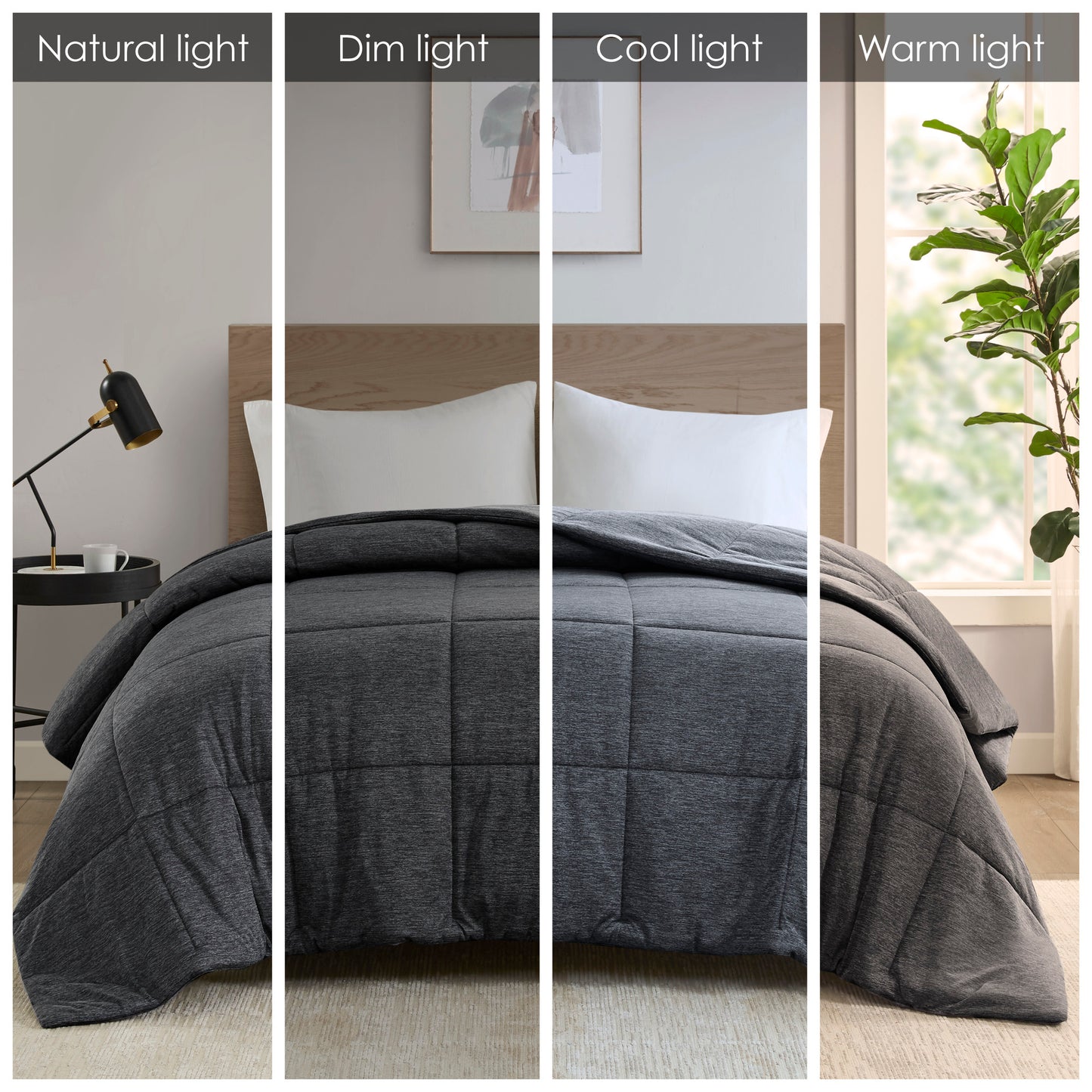 Comfort Cool Jersey Knit Oversized Down Alternative Comforter