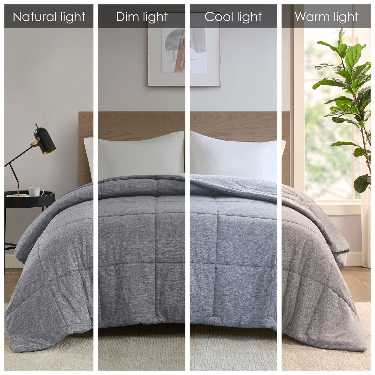 Comfort Cool Jersey Knit Oversized Down Alternative Comforter