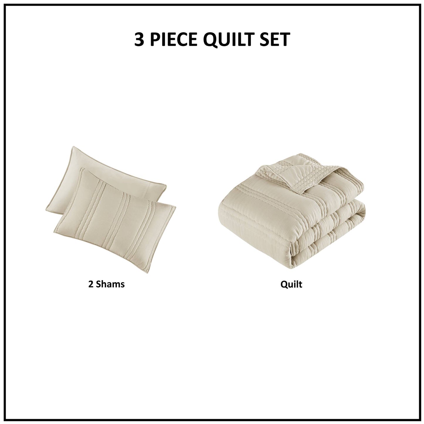 Dune Poly Gauze Quilt Set