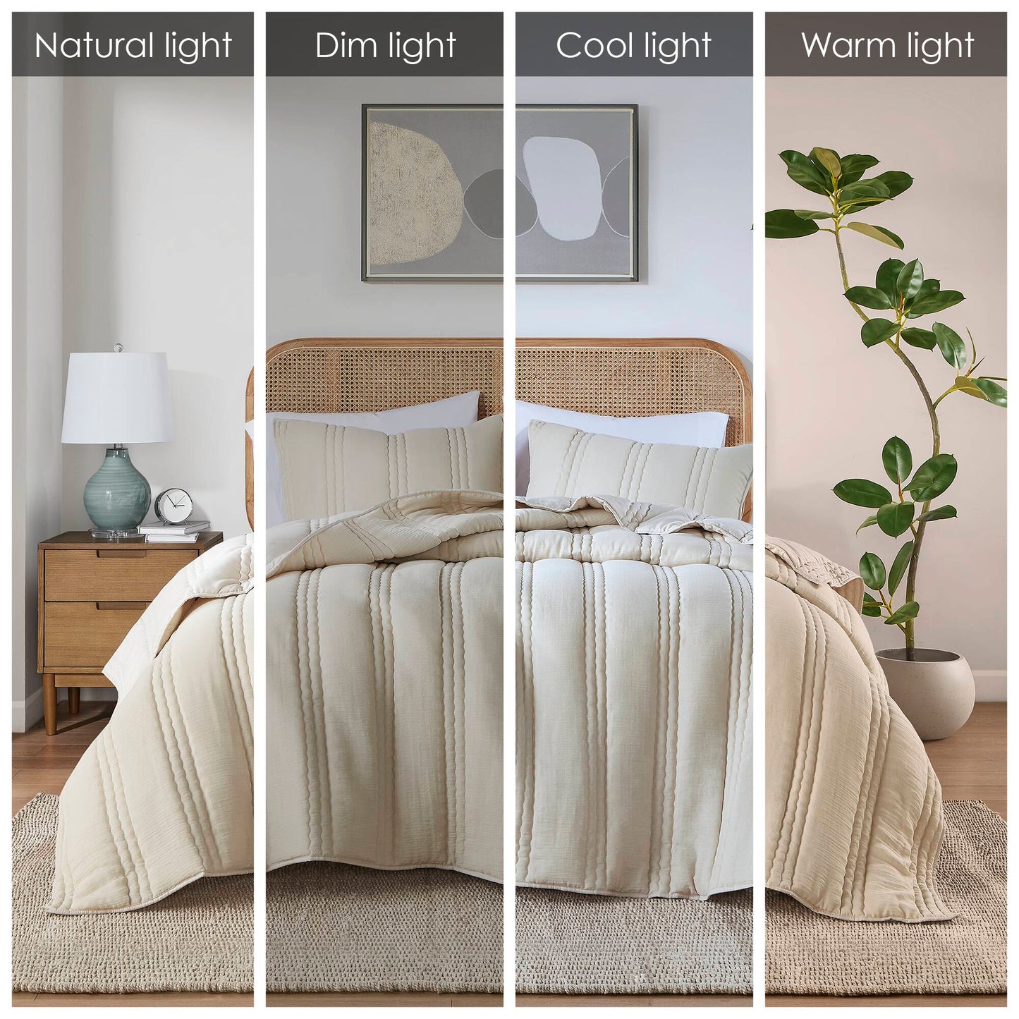 Dune Poly Gauze Quilt Set