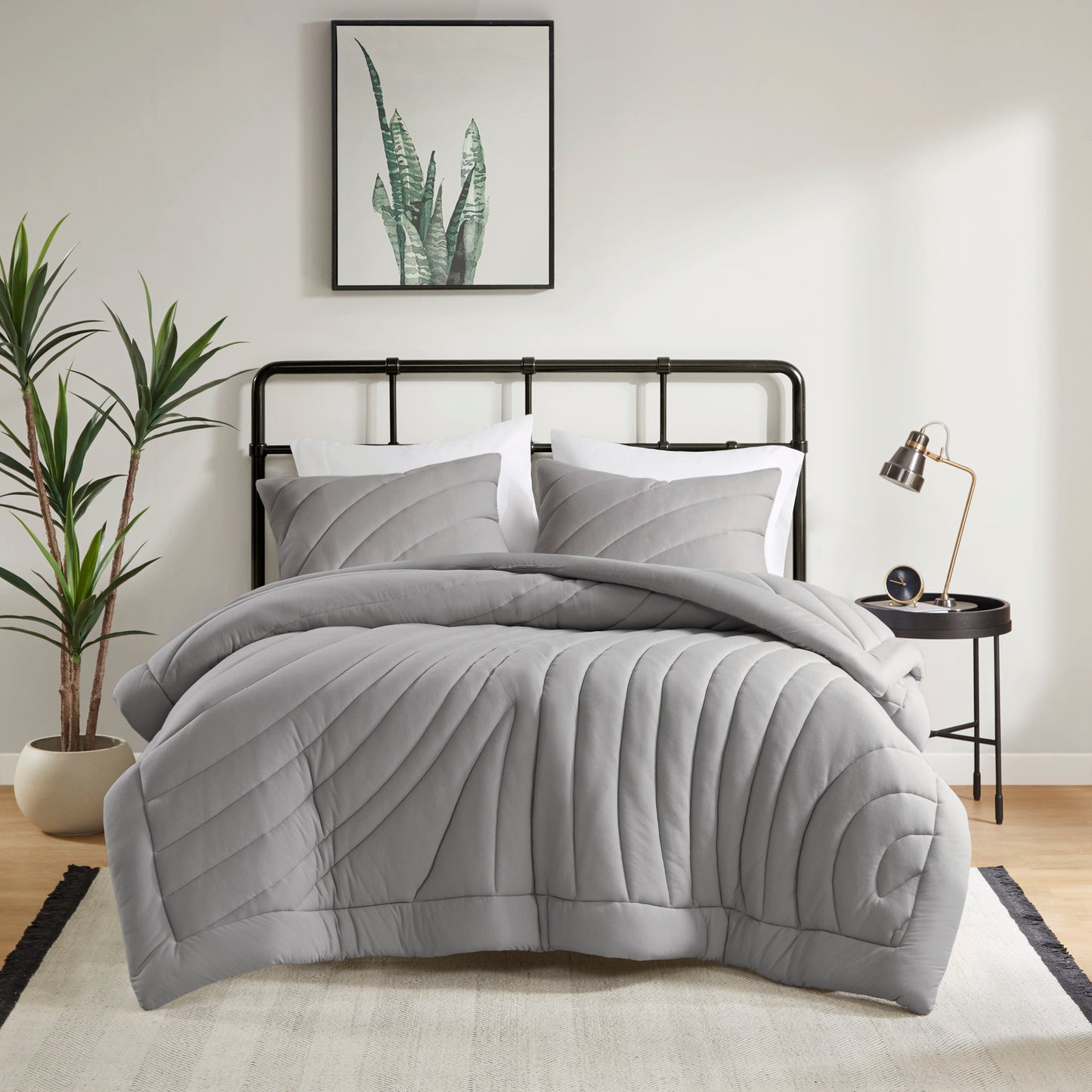 Juniper Poly Jersey Puffy Comforter Set