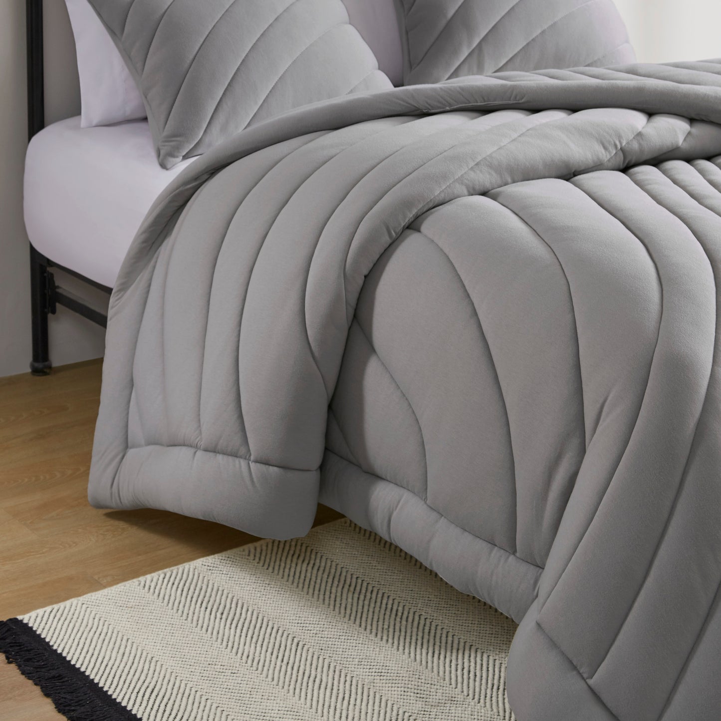 Juniper Poly Jersey Puffy Comforter Set