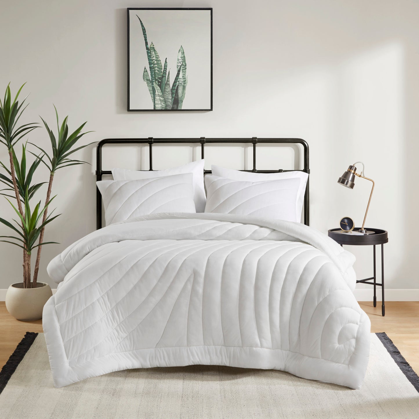 Juniper Poly Jersey Puffy Comforter Set