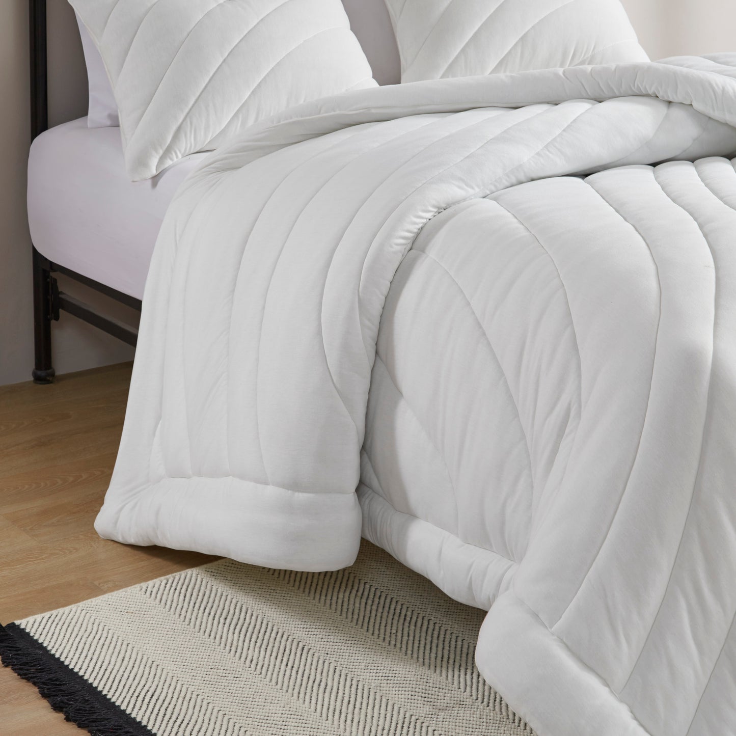 Juniper Poly Jersey Puffy Comforter Set