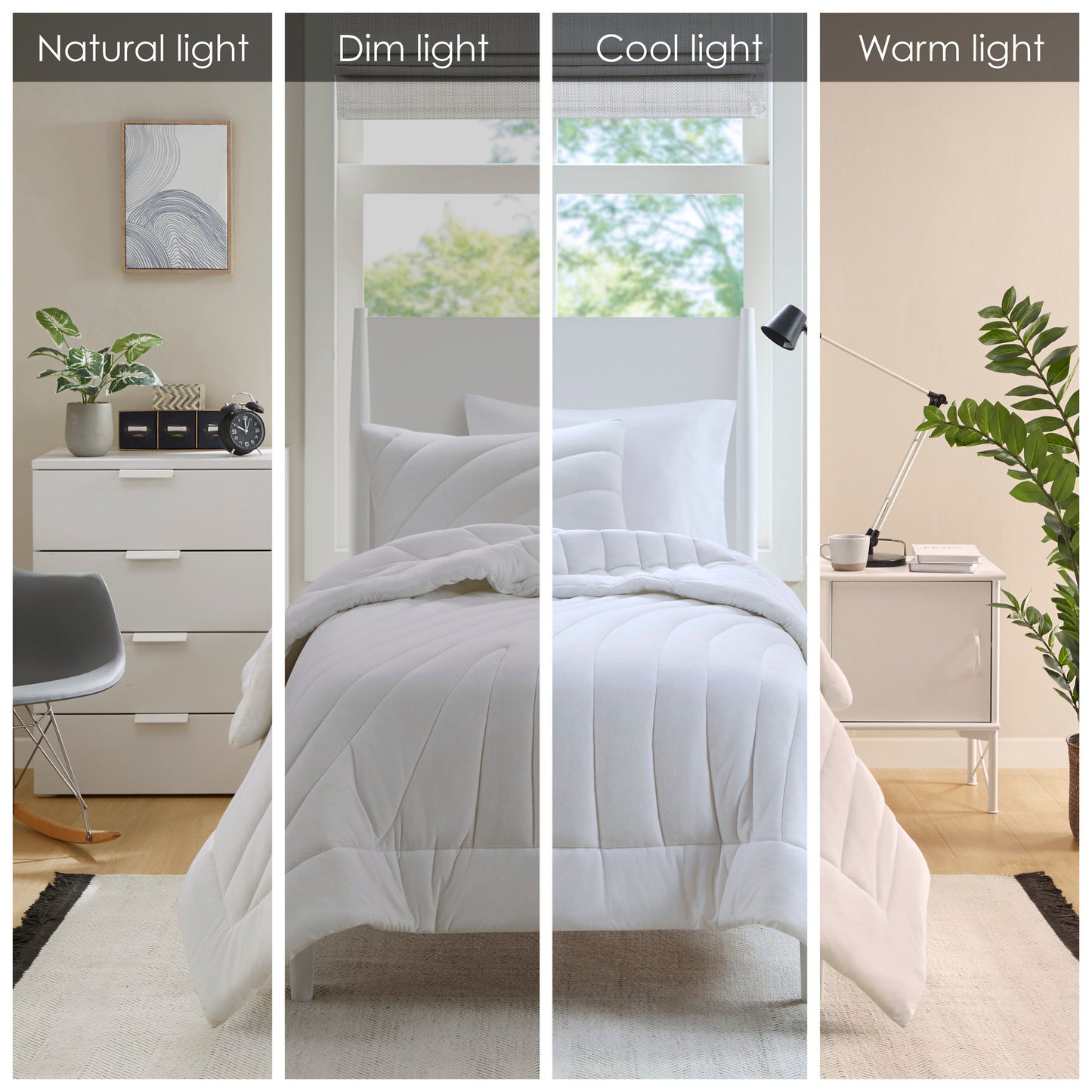 Juniper Poly Jersey Puffy Comforter Set