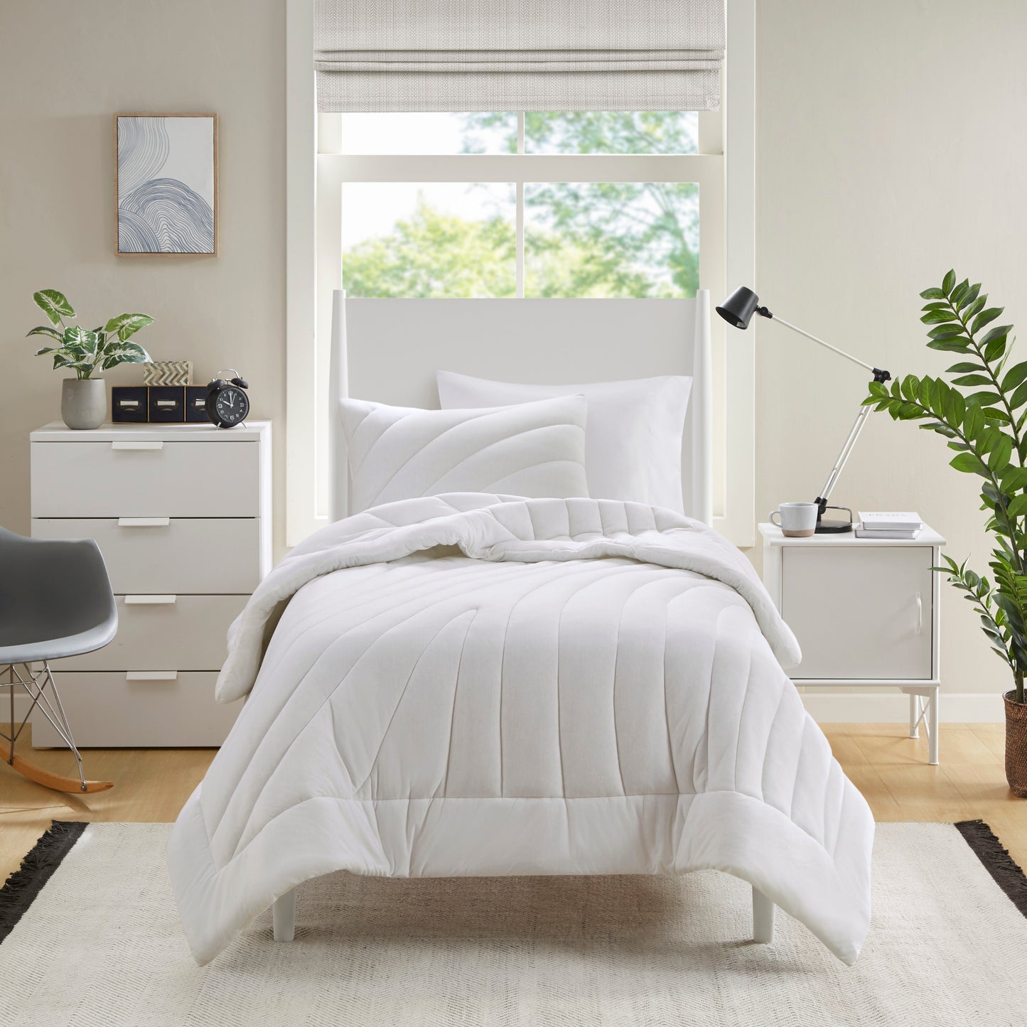 Juniper Poly Jersey Puffy Comforter Set
