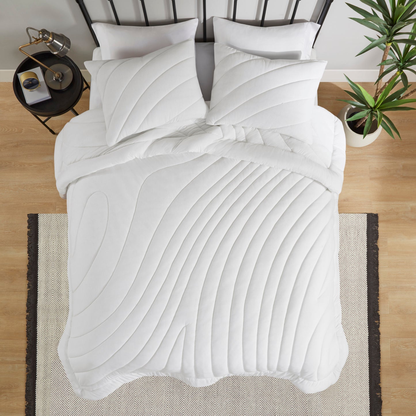Juniper Poly Jersey Puffy Comforter Set
