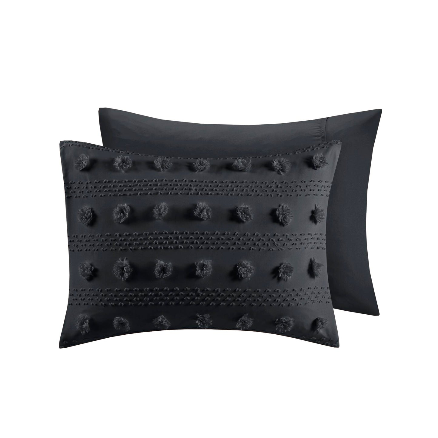 Intelligent Design Clip Jacquard Duvet Cover Set