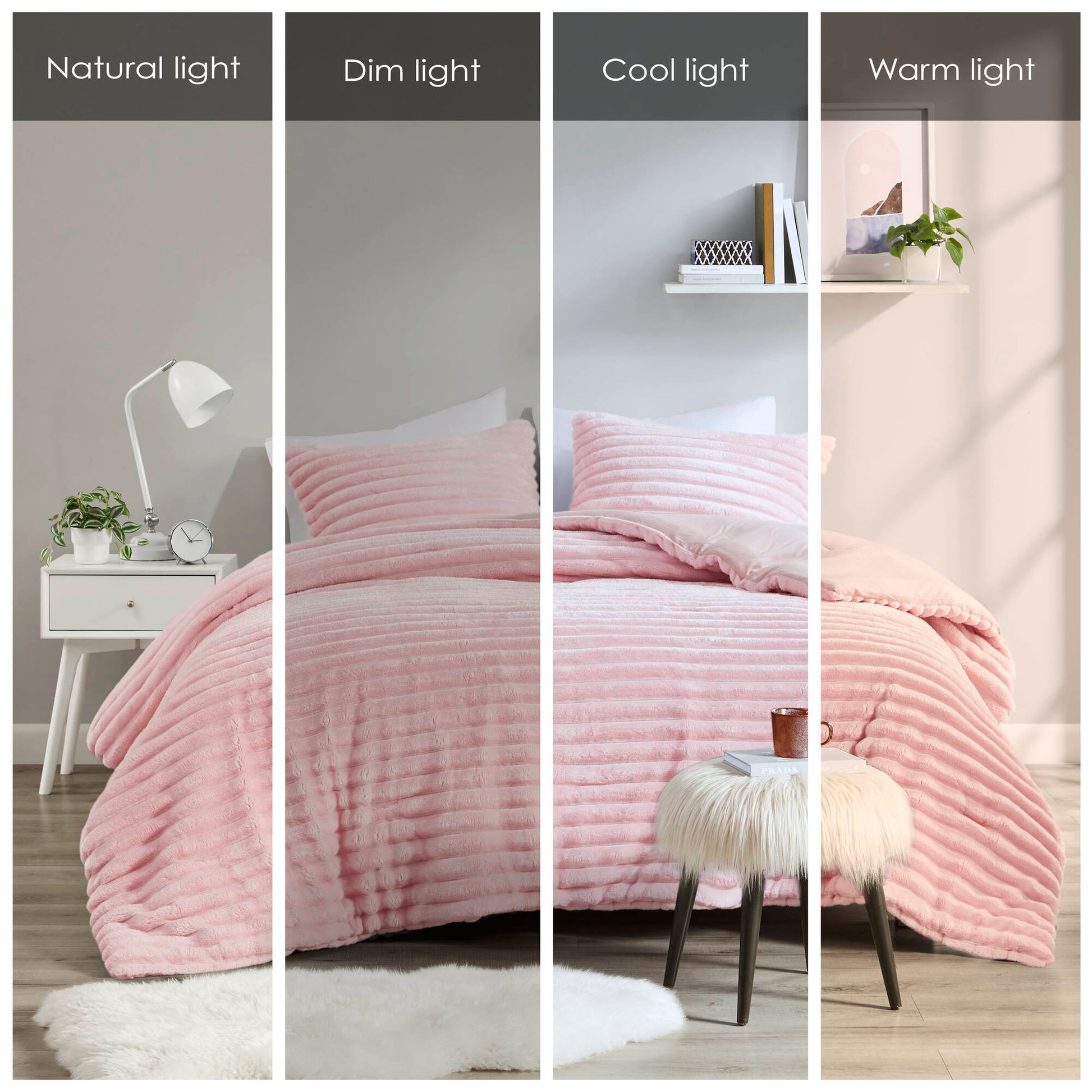Intelligent Design 3 Piece Corded Plush Comforter Set
