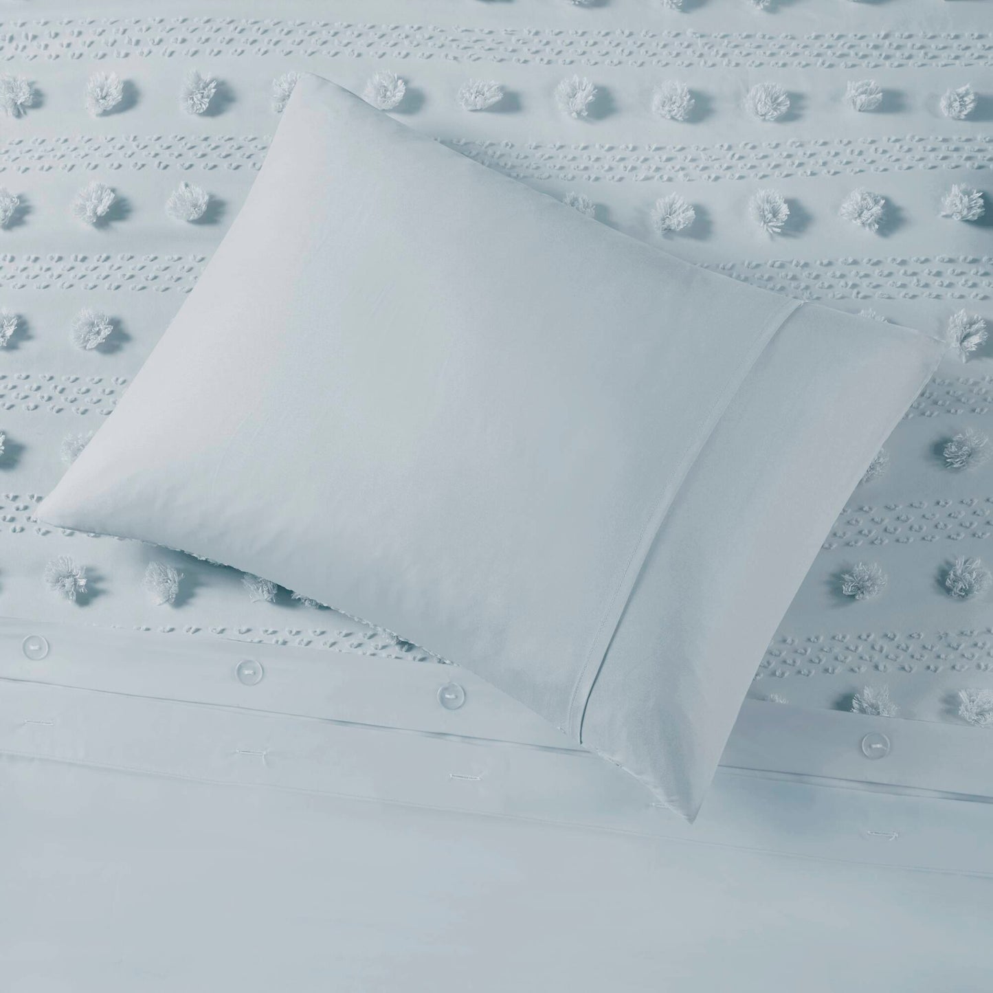 Intelligent Design Clip Jacquard Duvet Cover Set