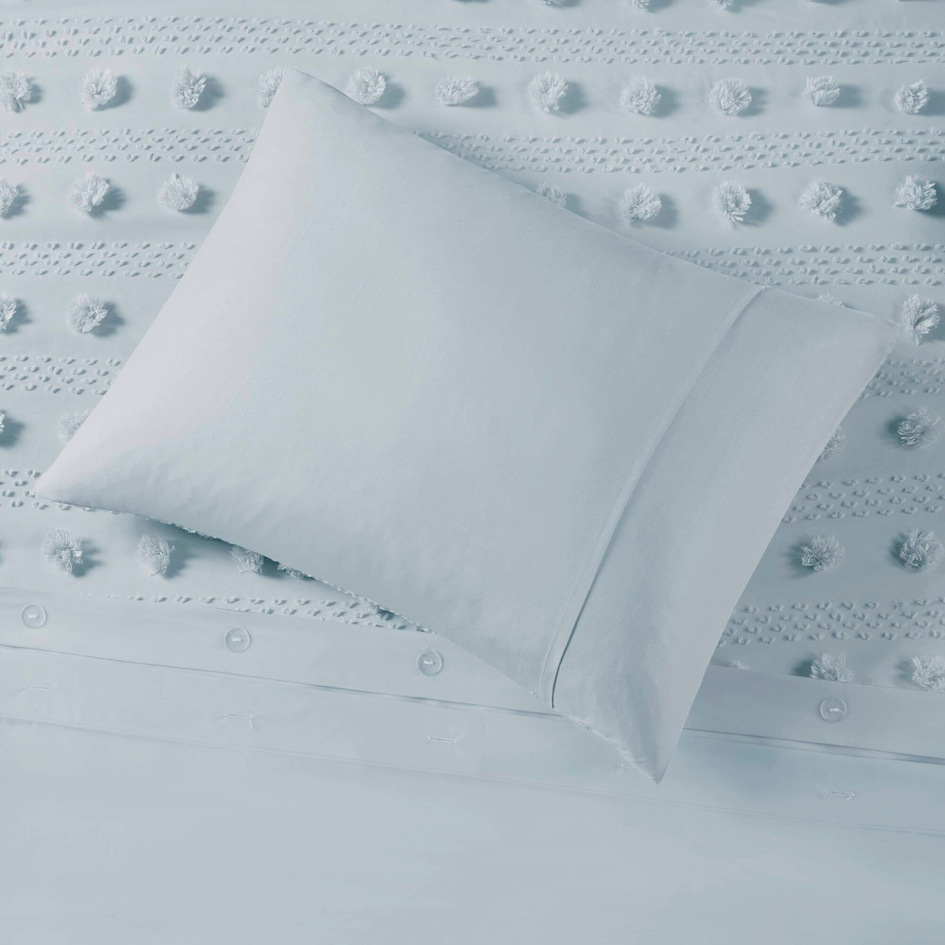 Intelligent Design Clip Jacquard Duvet Cover Set