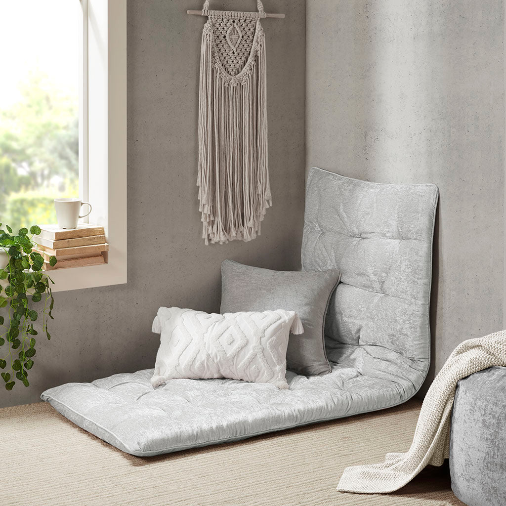 Intelligent Design Poly Chenille Lounge Floor Pillow Cushion