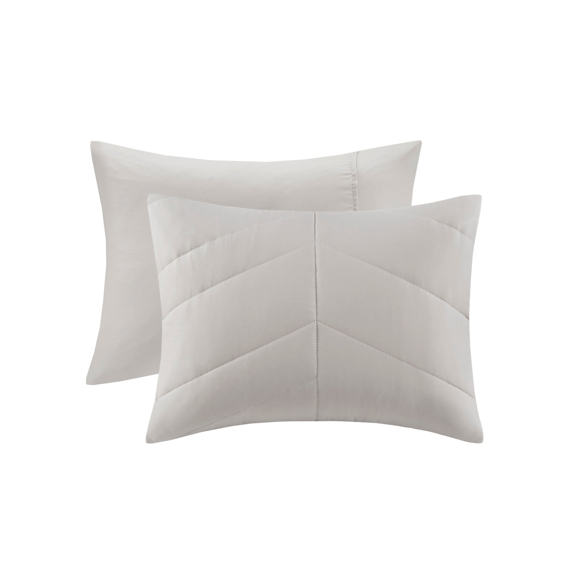 Intelligent Design Quilted Chevron Comforter Set
