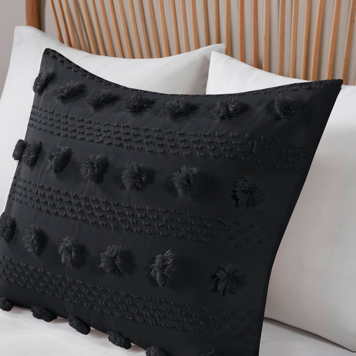 Intelligent Design Clip Jacquard Duvet Cover Set