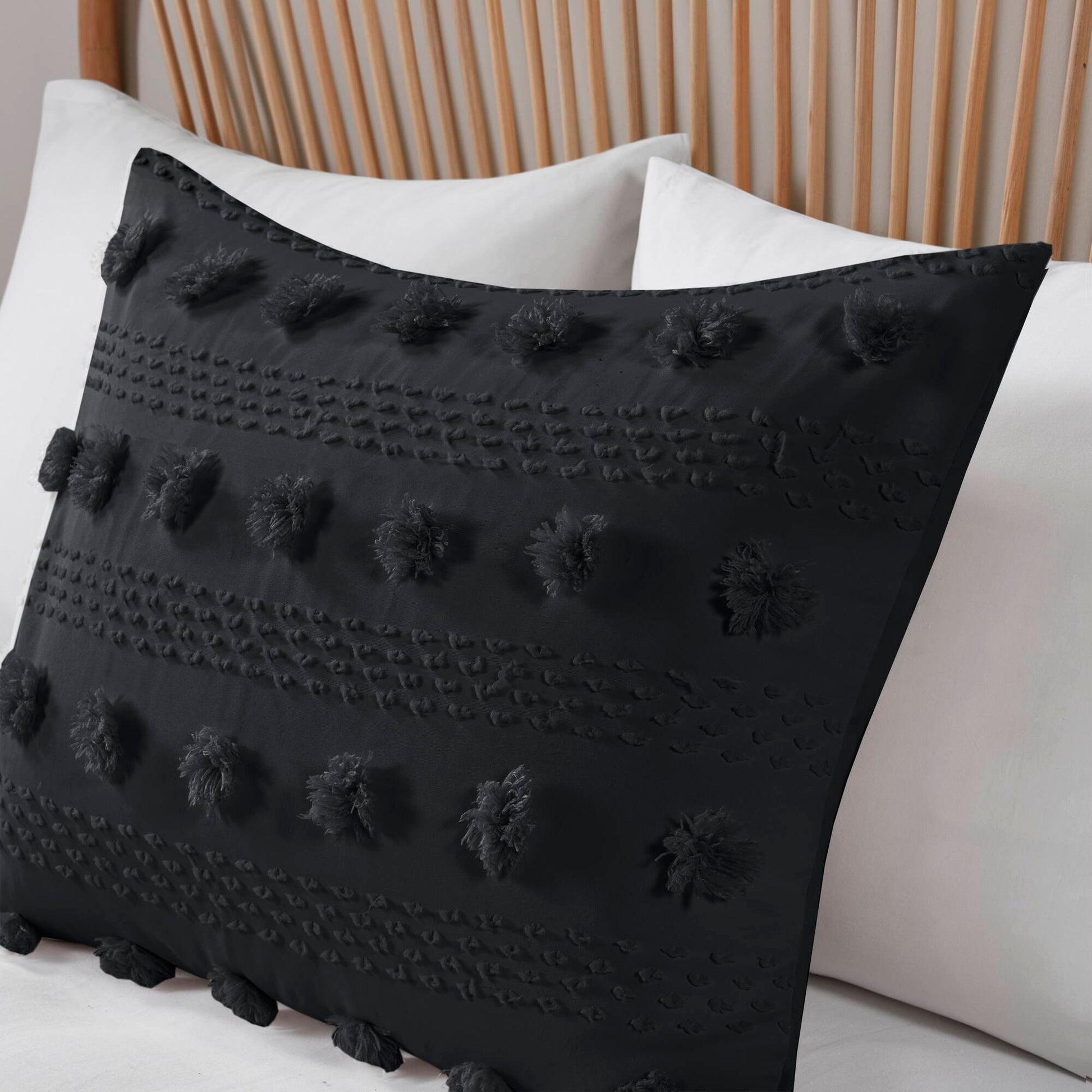 Intelligent Design Clip Jacquard Duvet Cover Set