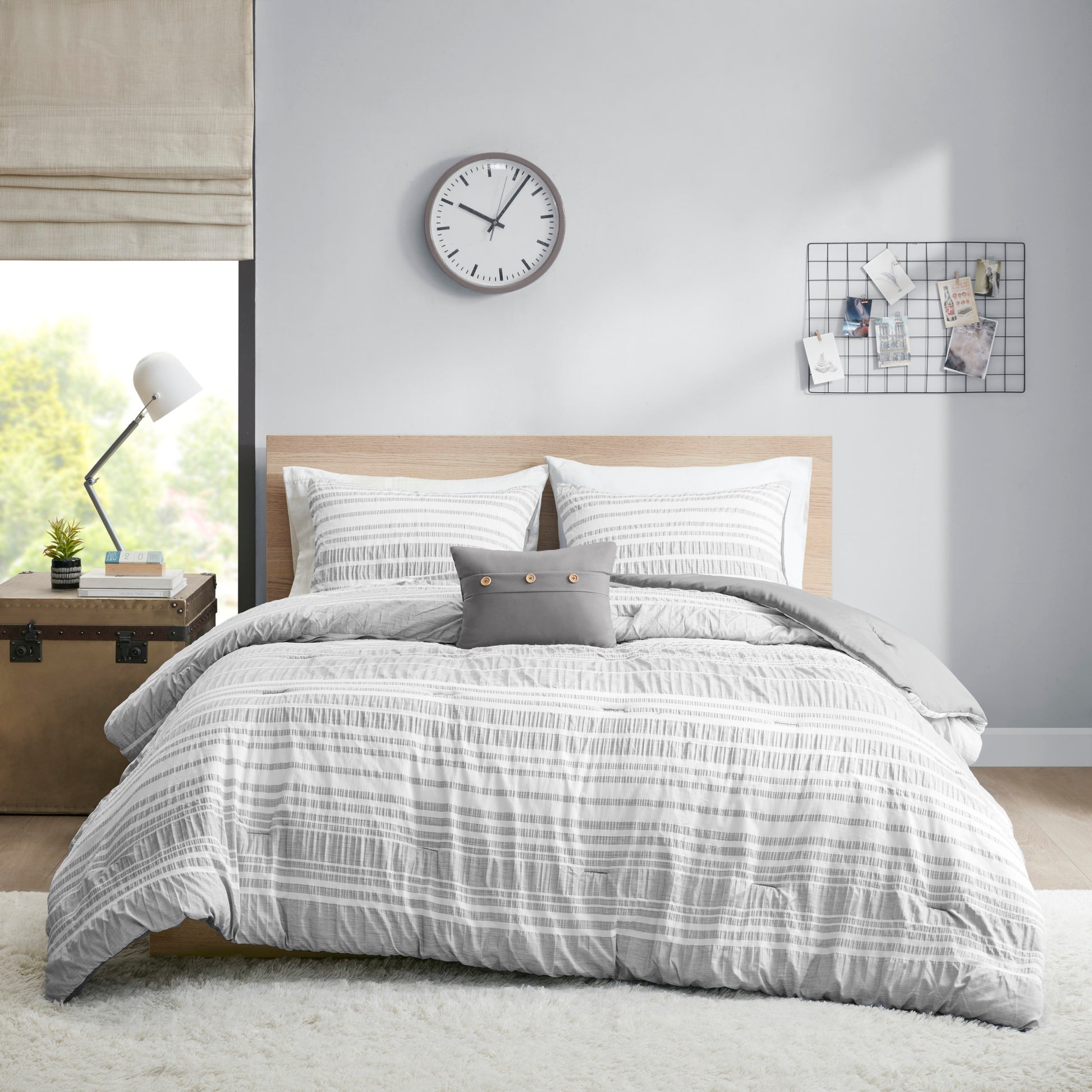 Intelligent Design Striped Comforter Set