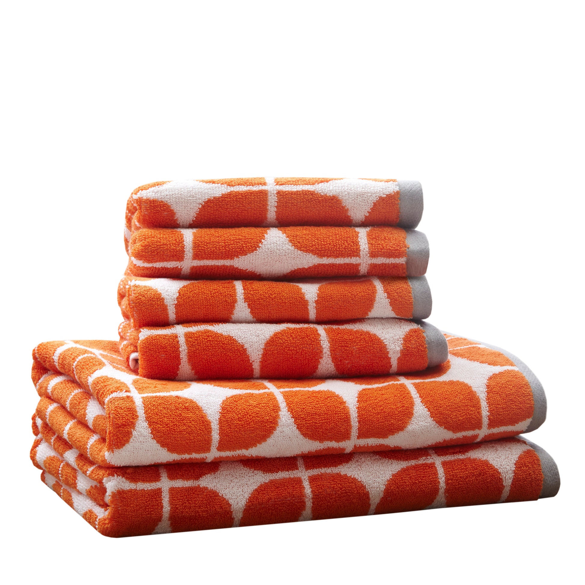 Intelligent Design Cotton Jacquard Bath Towel 6 Piece Set