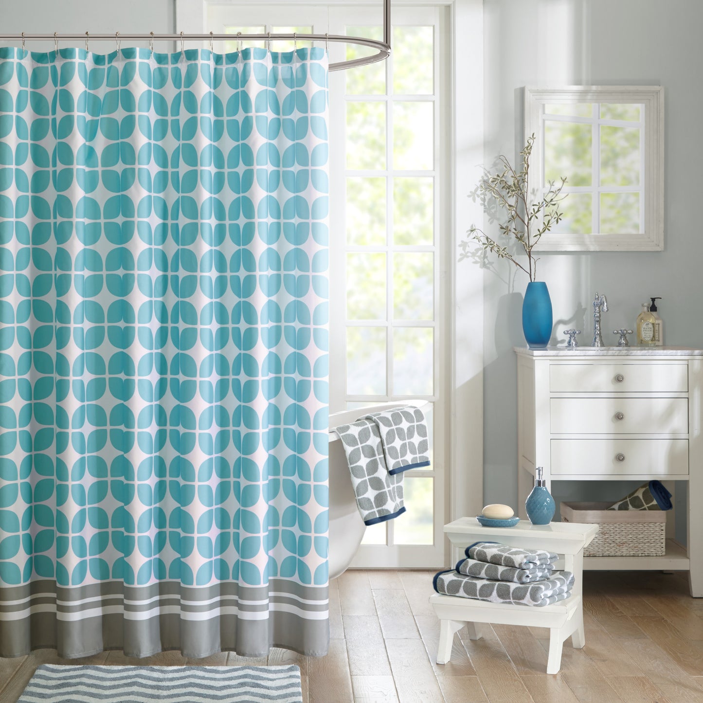 Intelligent Design 6 Piece Cotton Jacquard Towel Set