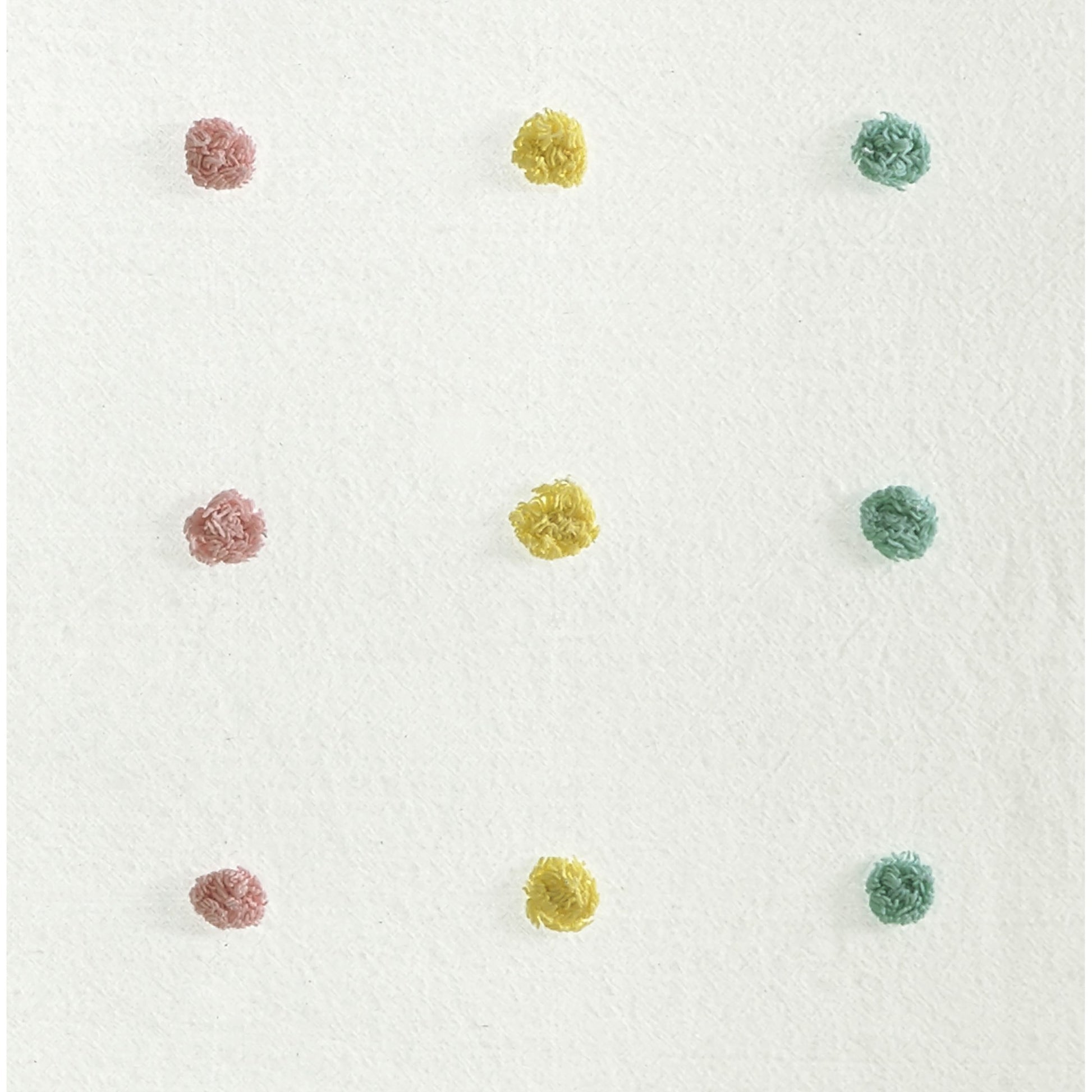 Intelligent Design Cotton Jacquard Pom Pom Curtain Panel