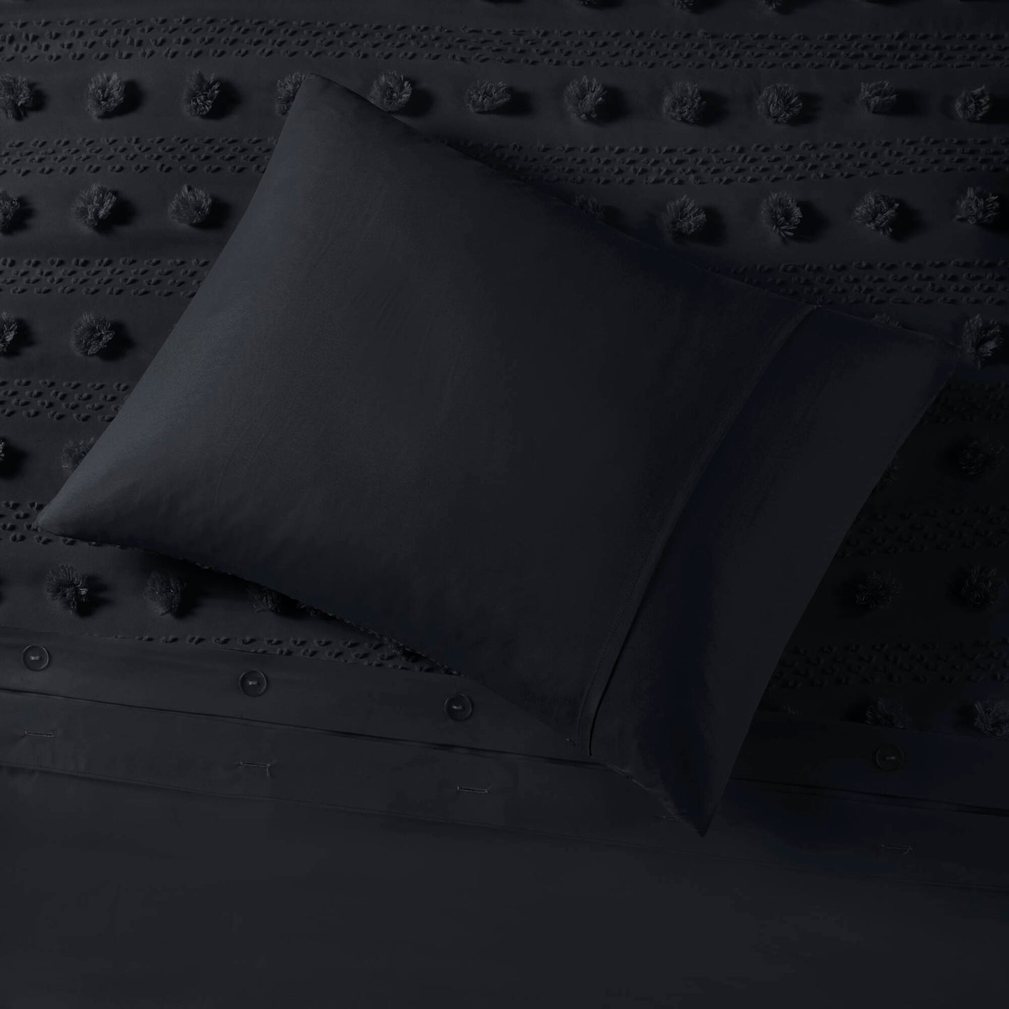 Intelligent Design Clip Jacquard Duvet Cover Set
