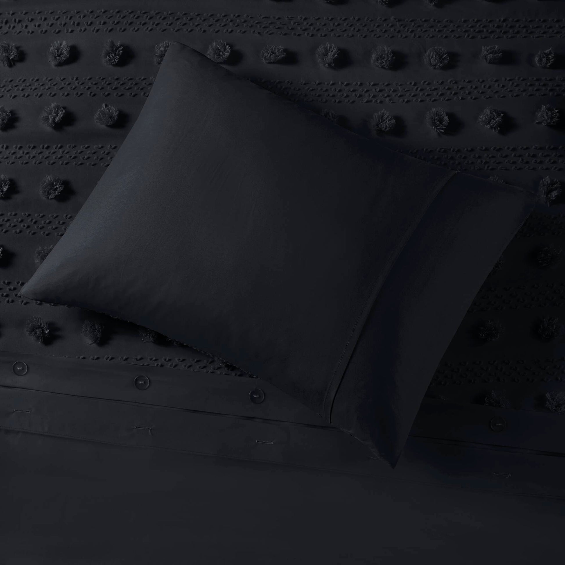 Intelligent Design Clip Jacquard Duvet Cover Set