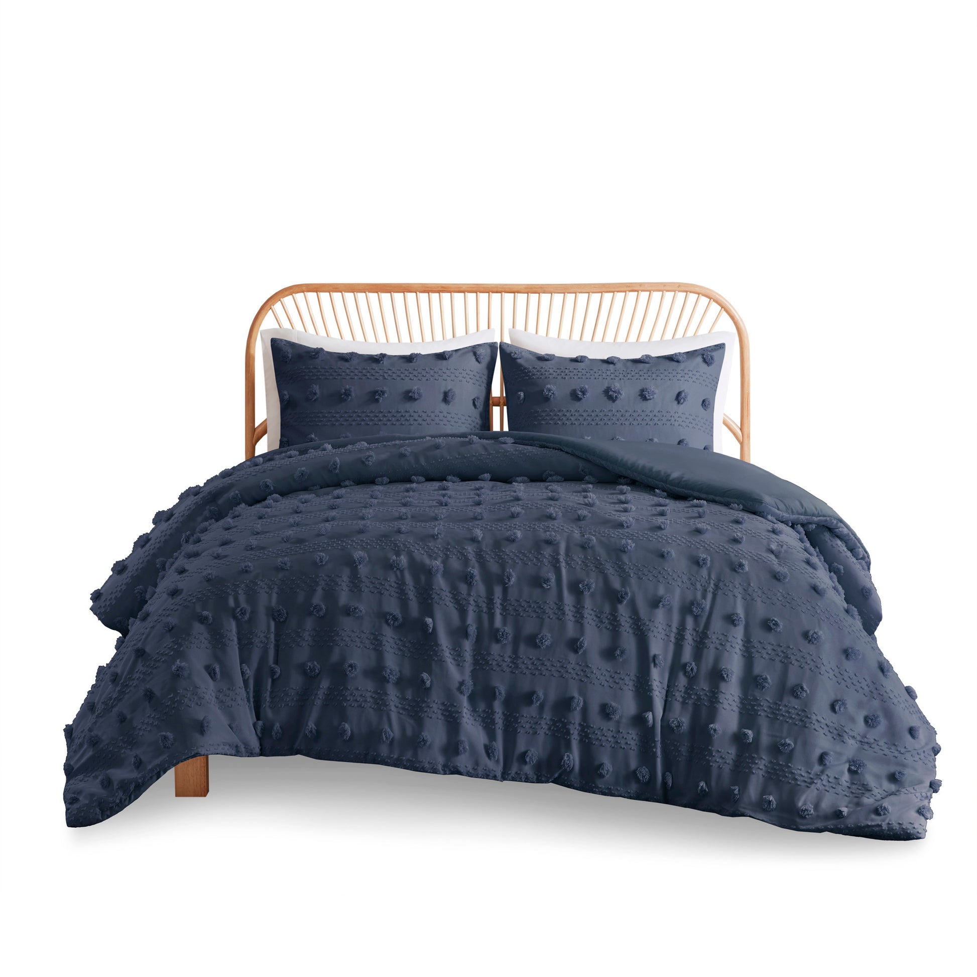 Intelligent Design Clip Jacquard Duvet Cover Set