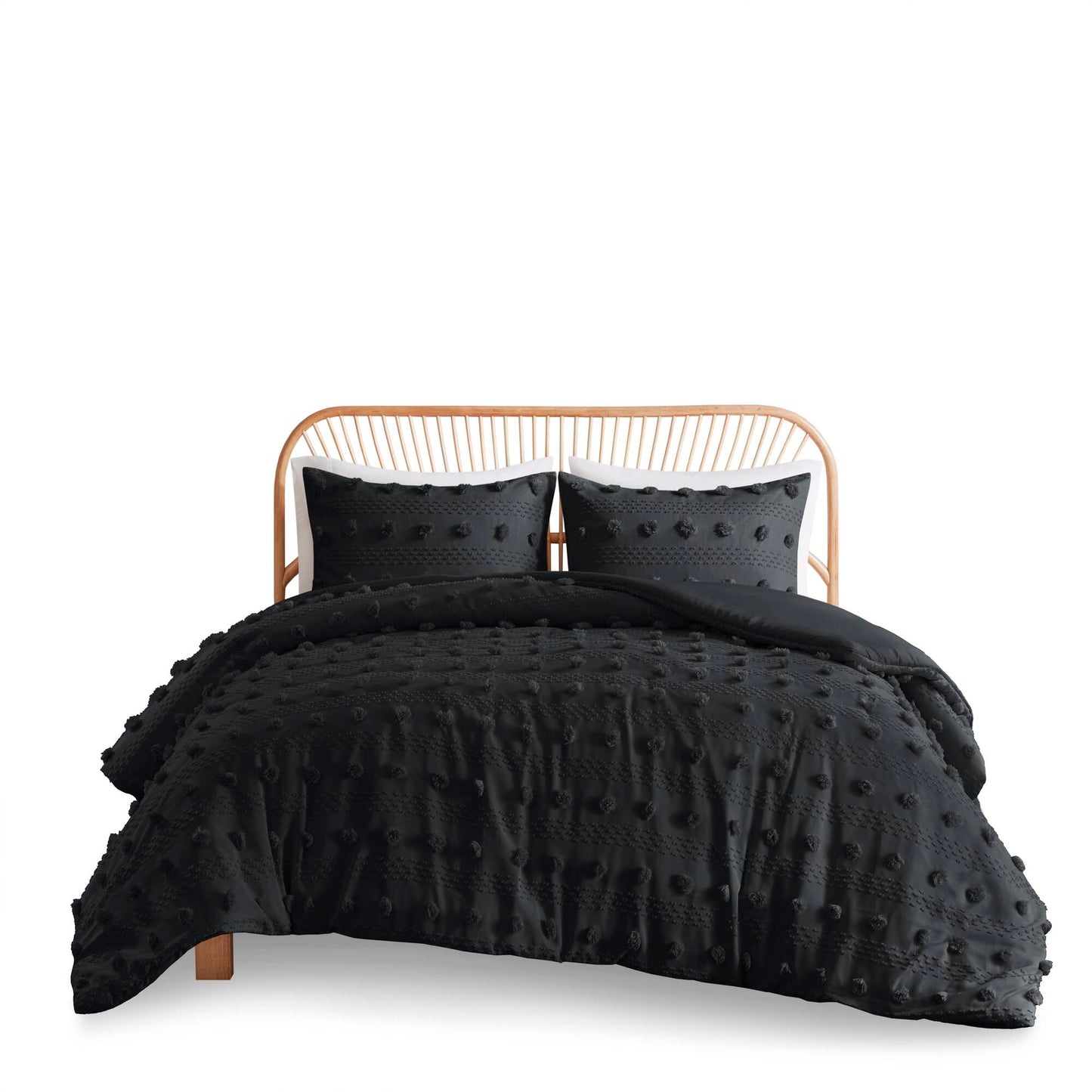 Intelligent Design Clip Jacquard Duvet Cover Set