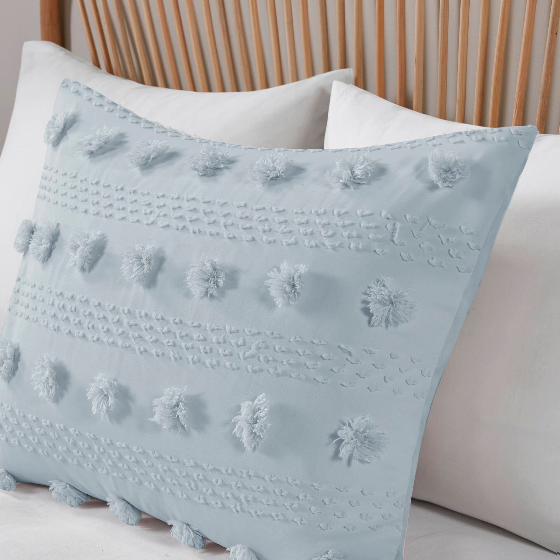 Intelligent Design Clip Jacquard Duvet Cover Set