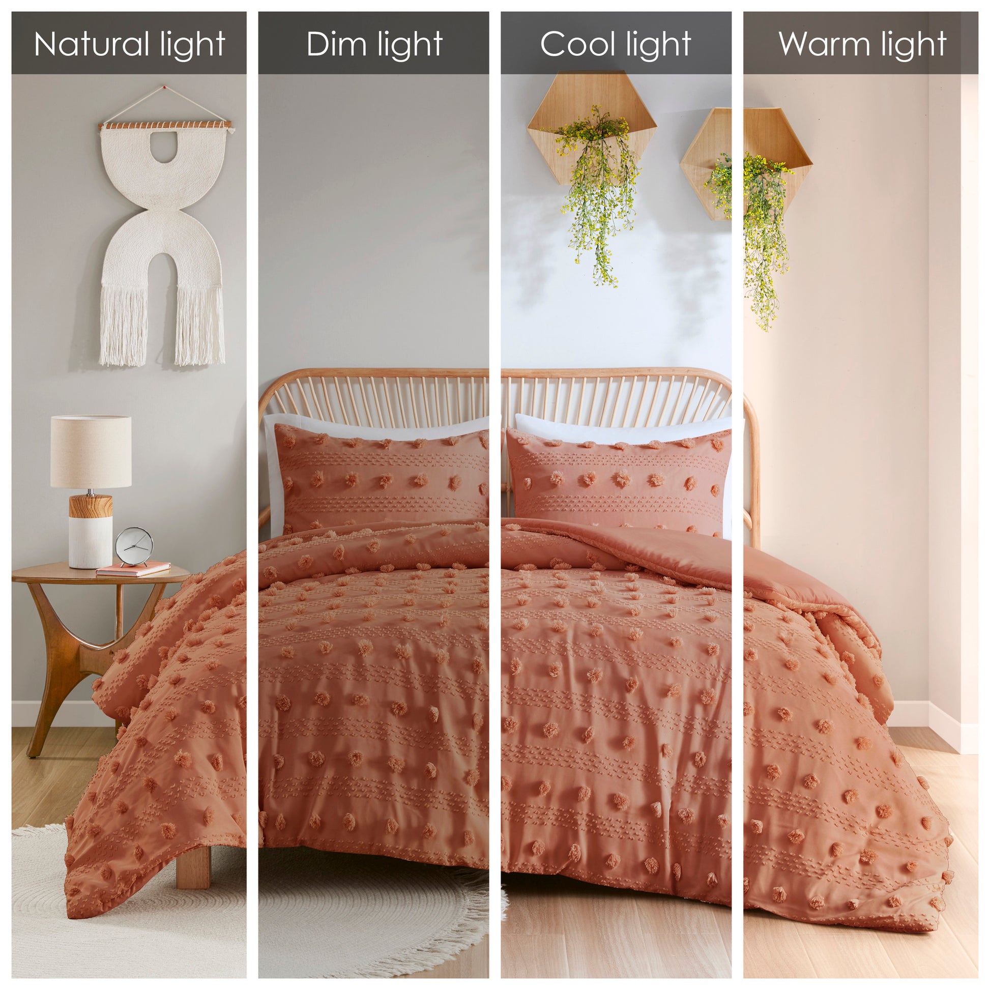 Intelligent Design Clip Jacquard Duvet Cover Set