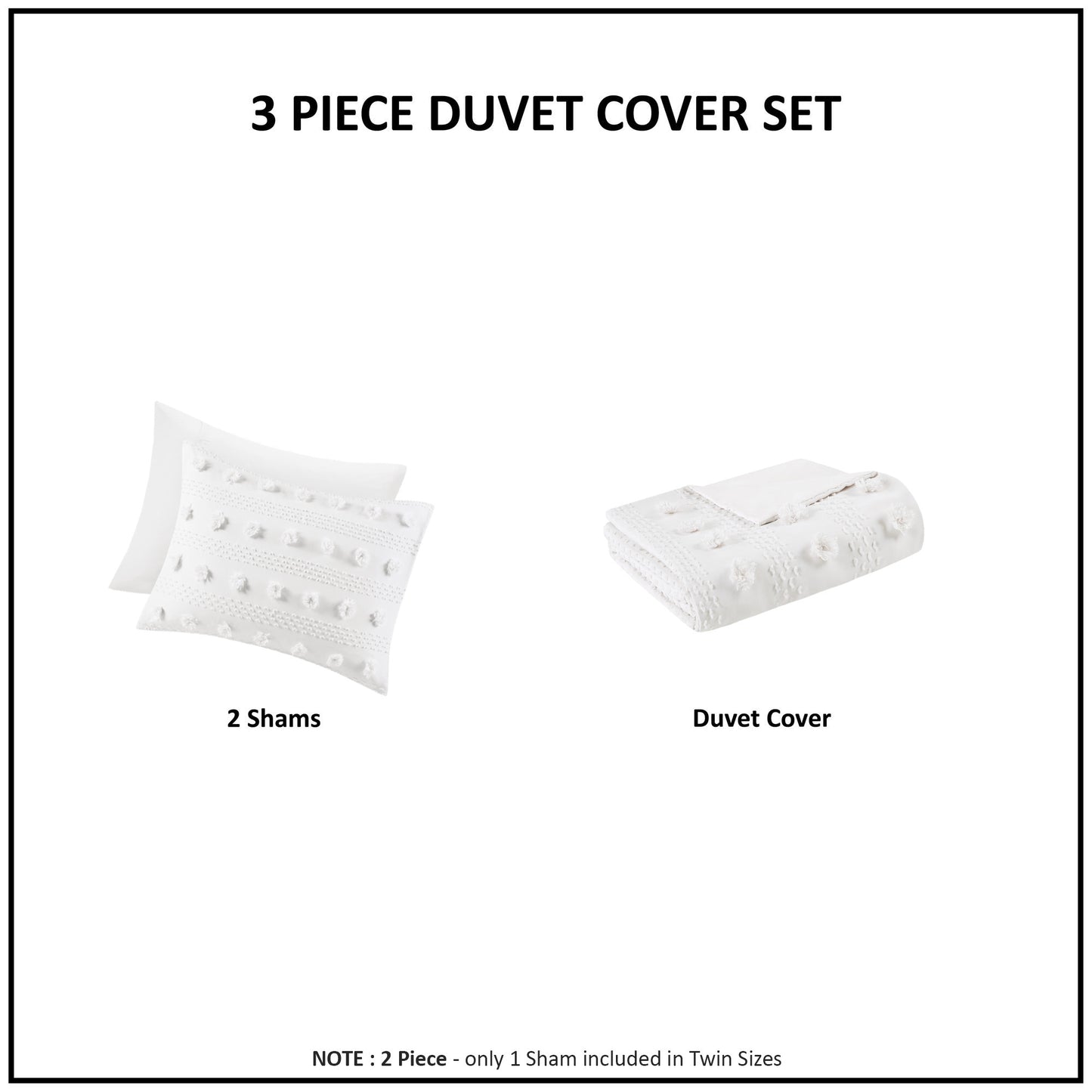Intelligent Design Clip Jacquard Duvet Cover Set