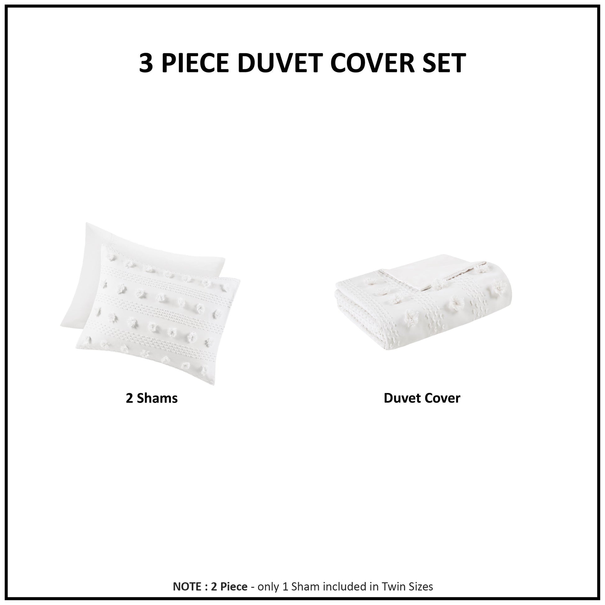 Intelligent Design Clip Jacquard Duvet Cover Set