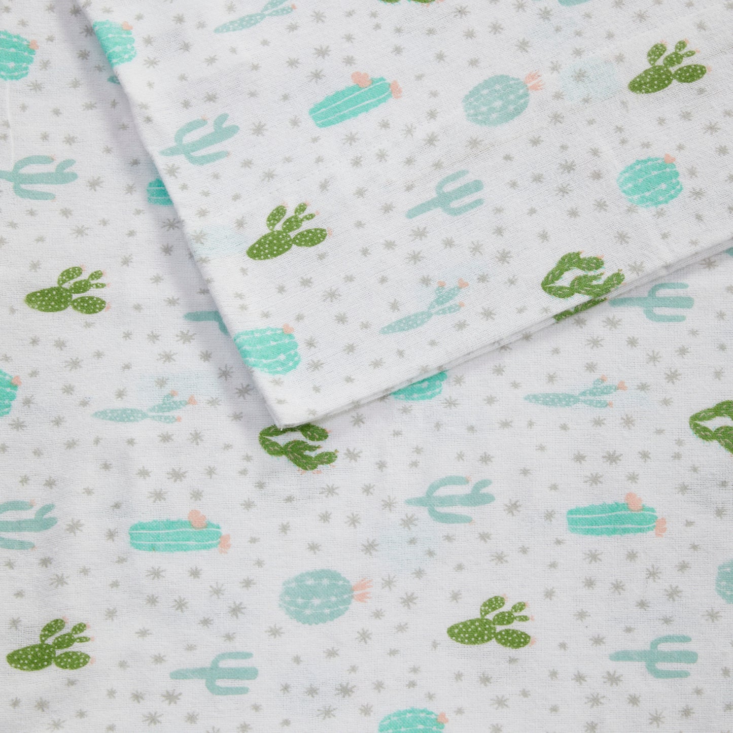 Intelligent Design Cotton Flannel Printed Sheet Set