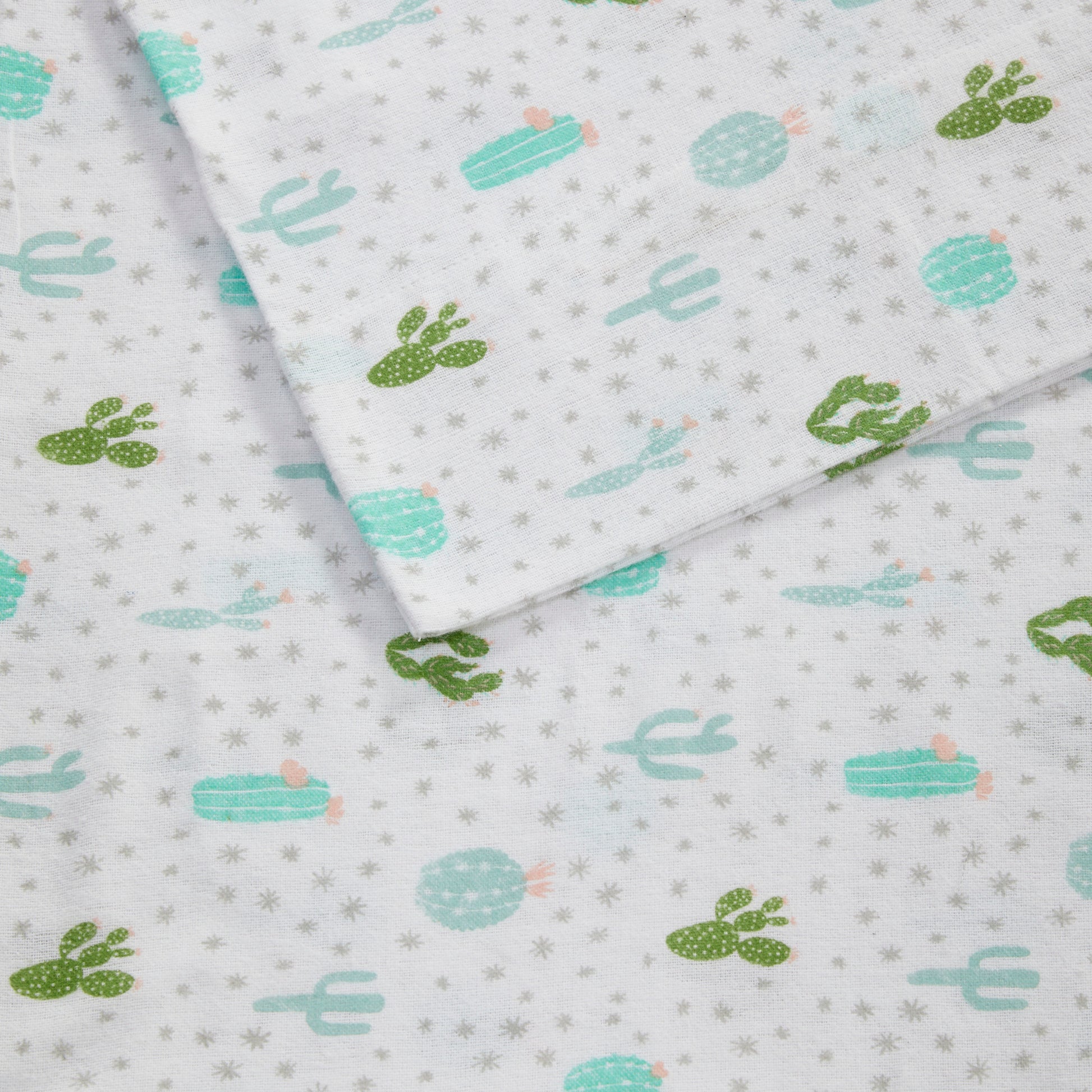 Intelligent Design Cotton Flannel Printed Sheet Set