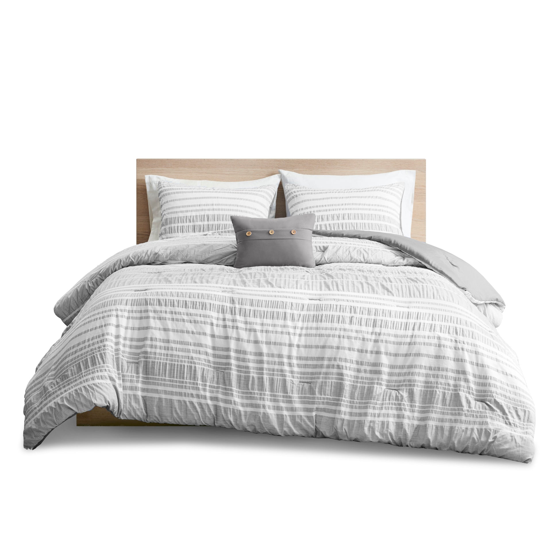 Intelligent Design Striped Comforter Set
