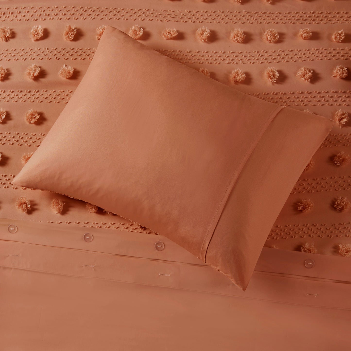 Intelligent Design Clip Jacquard Duvet Cover Set