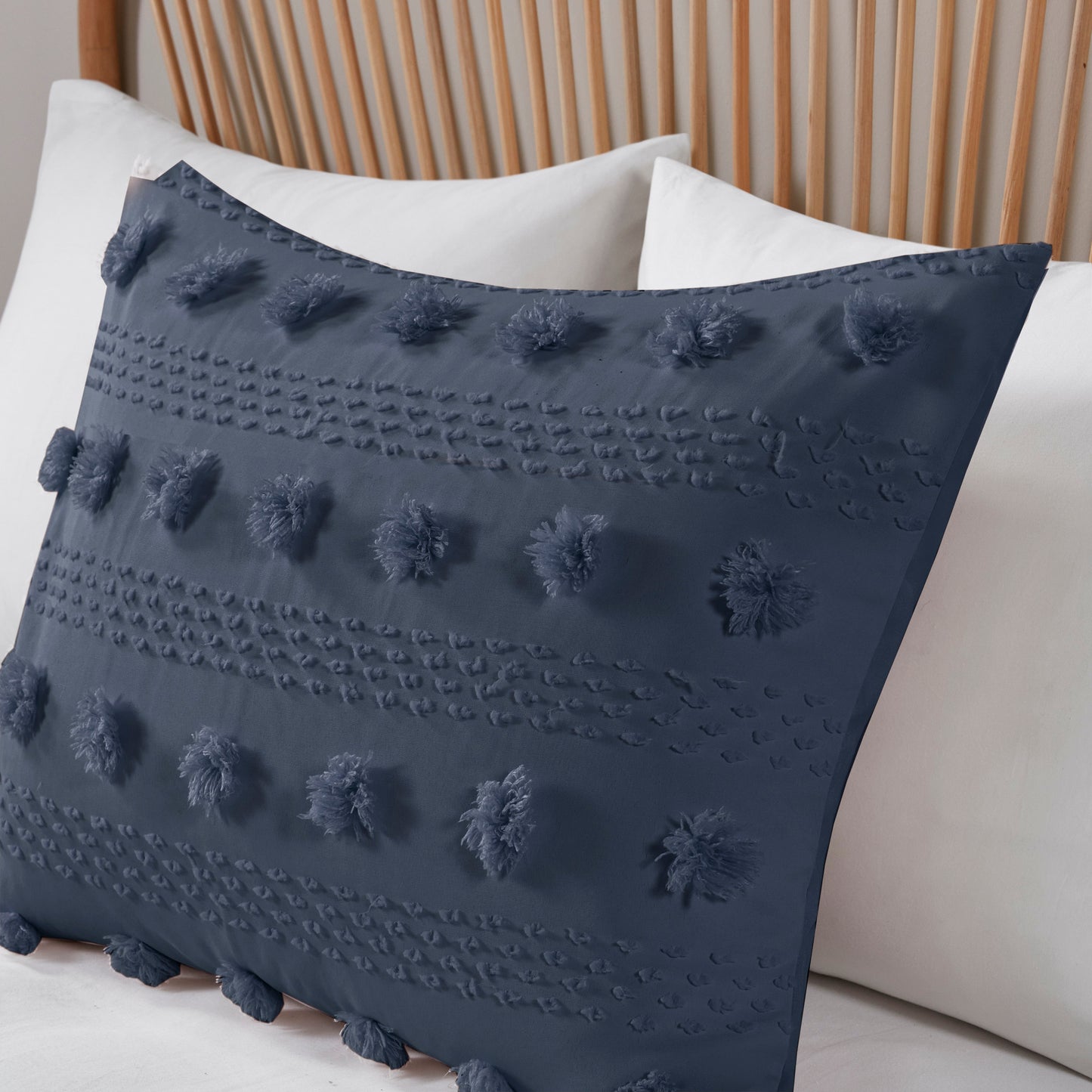 Intelligent Design Clip Jacquard Duvet Cover Set