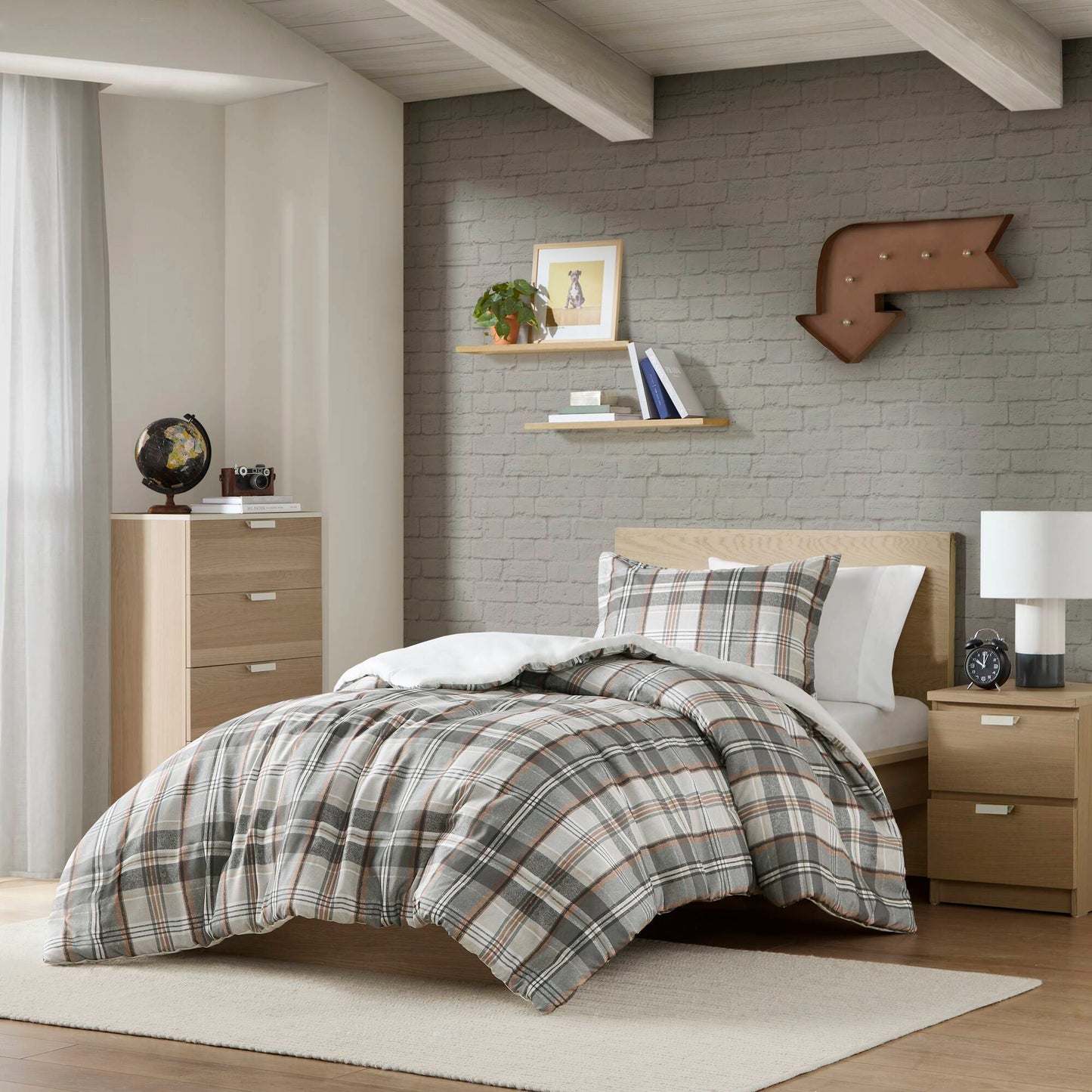 Blake Plaid Duvet Cover Set