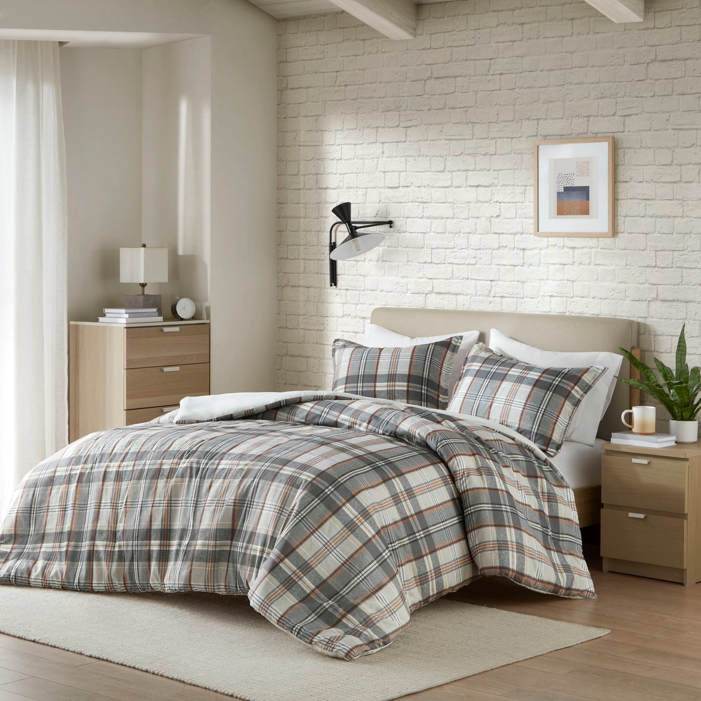 Blake Plaid Duvet Cover Set