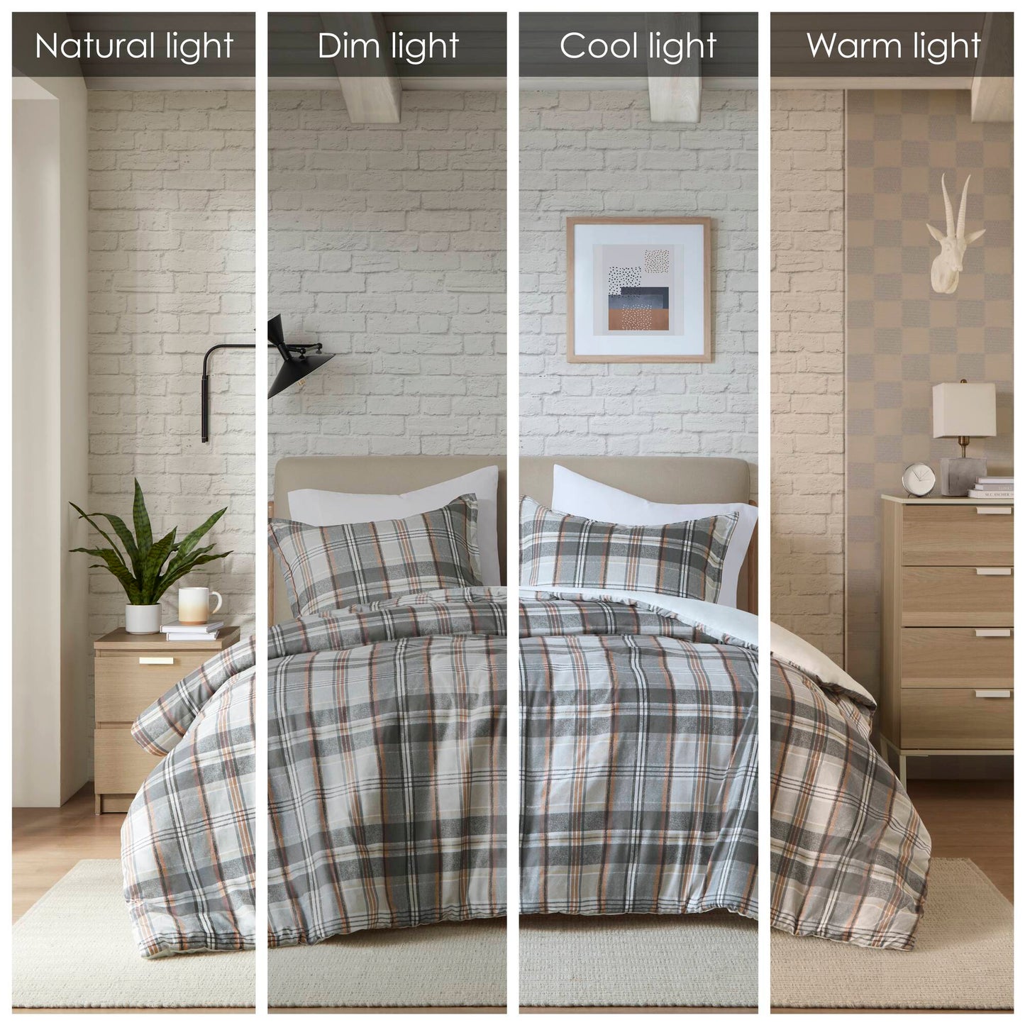 Blake Plaid Duvet Cover Set