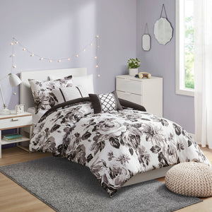 Dorsey Floral Print Comforter Set