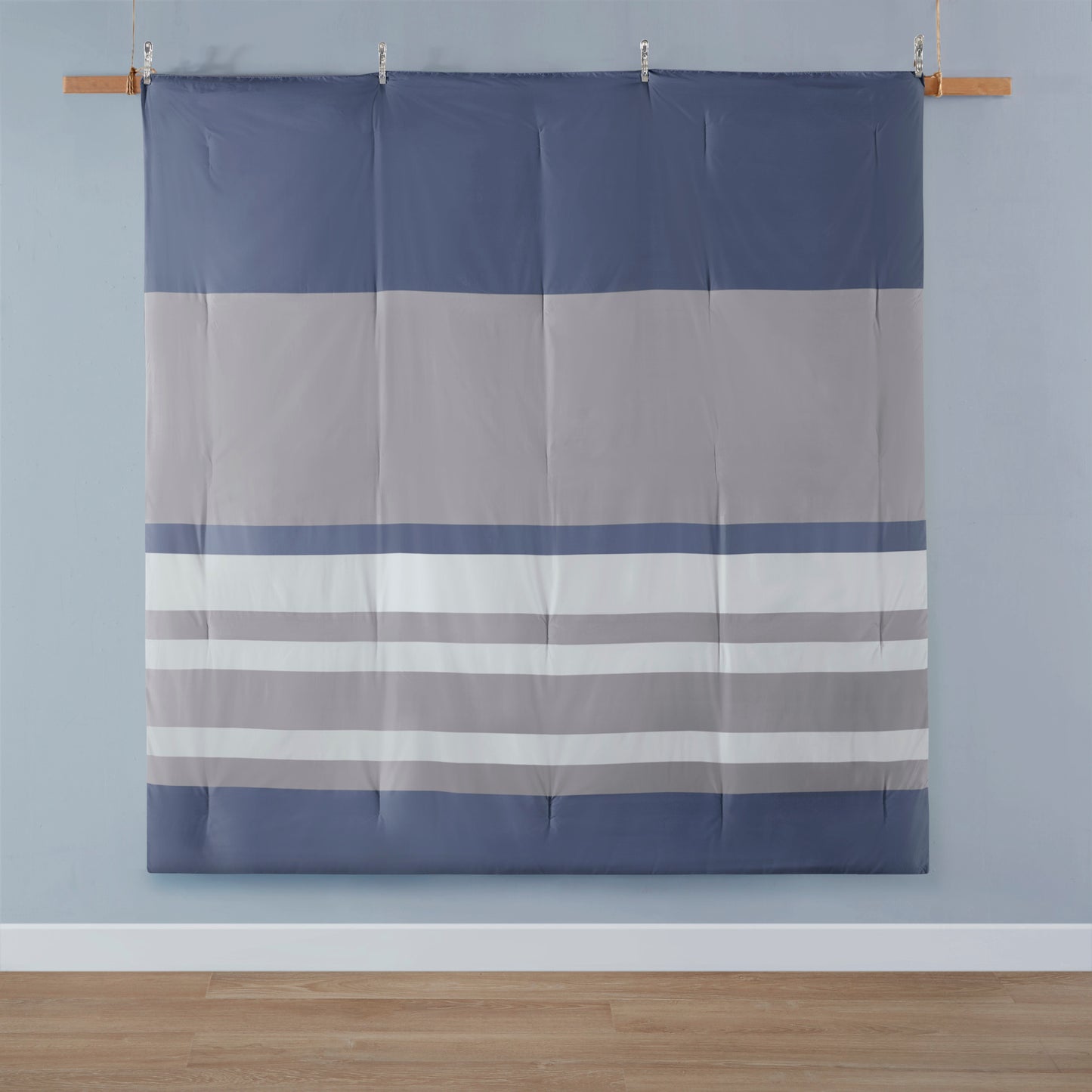 Marsden Striped Comforter Set with Bed Sheets